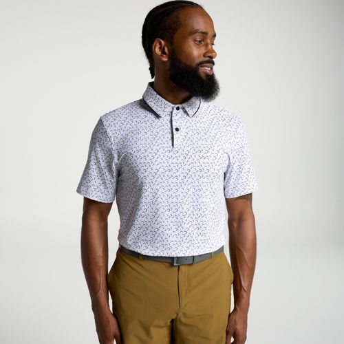 VRST Men's Golf Pivot Printed Polo