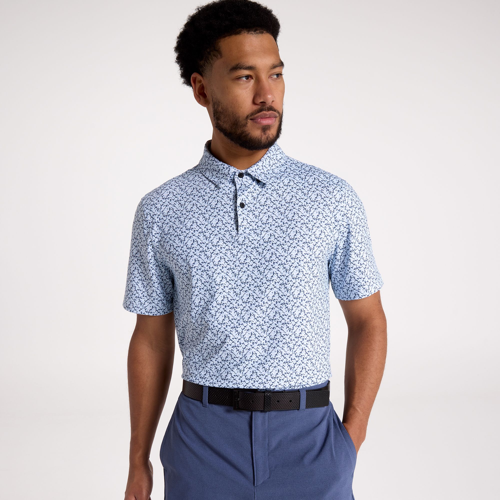 Micro Geo Faded Blue