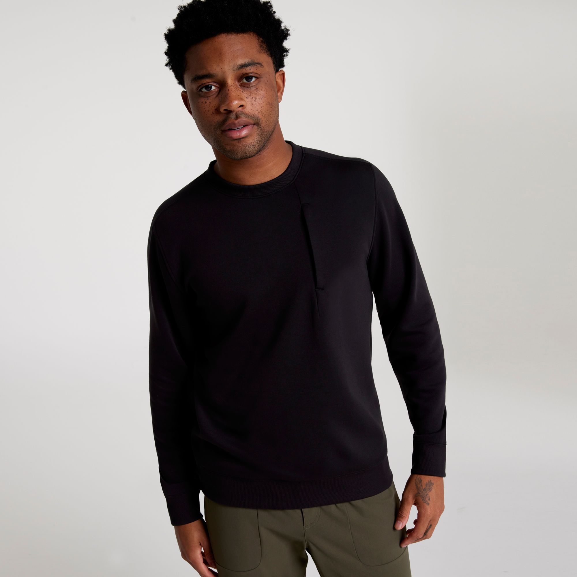 VRST Men's Pinnacle Fleece Crew Sweatshirt