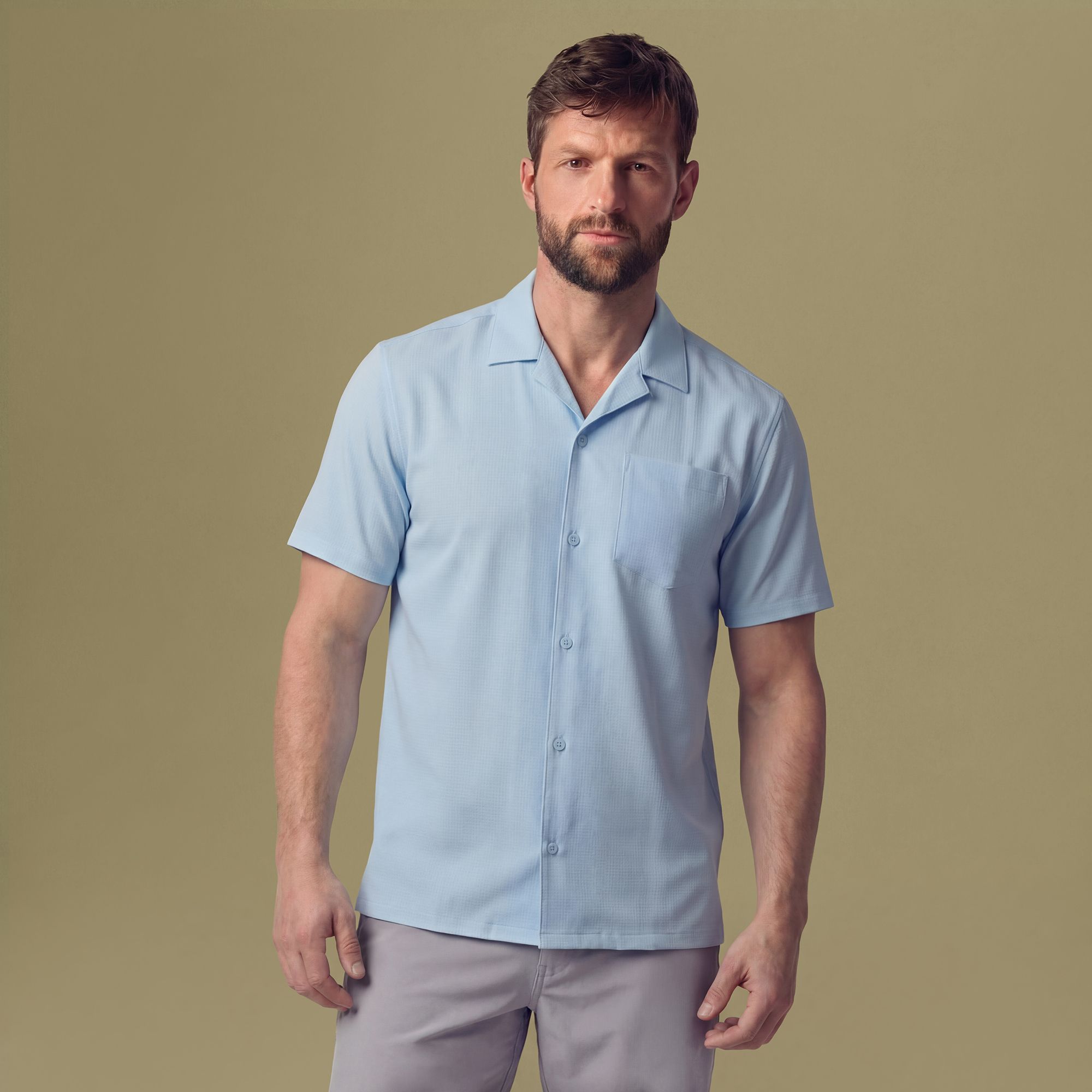 VRST Men's Performance Resort Shirt