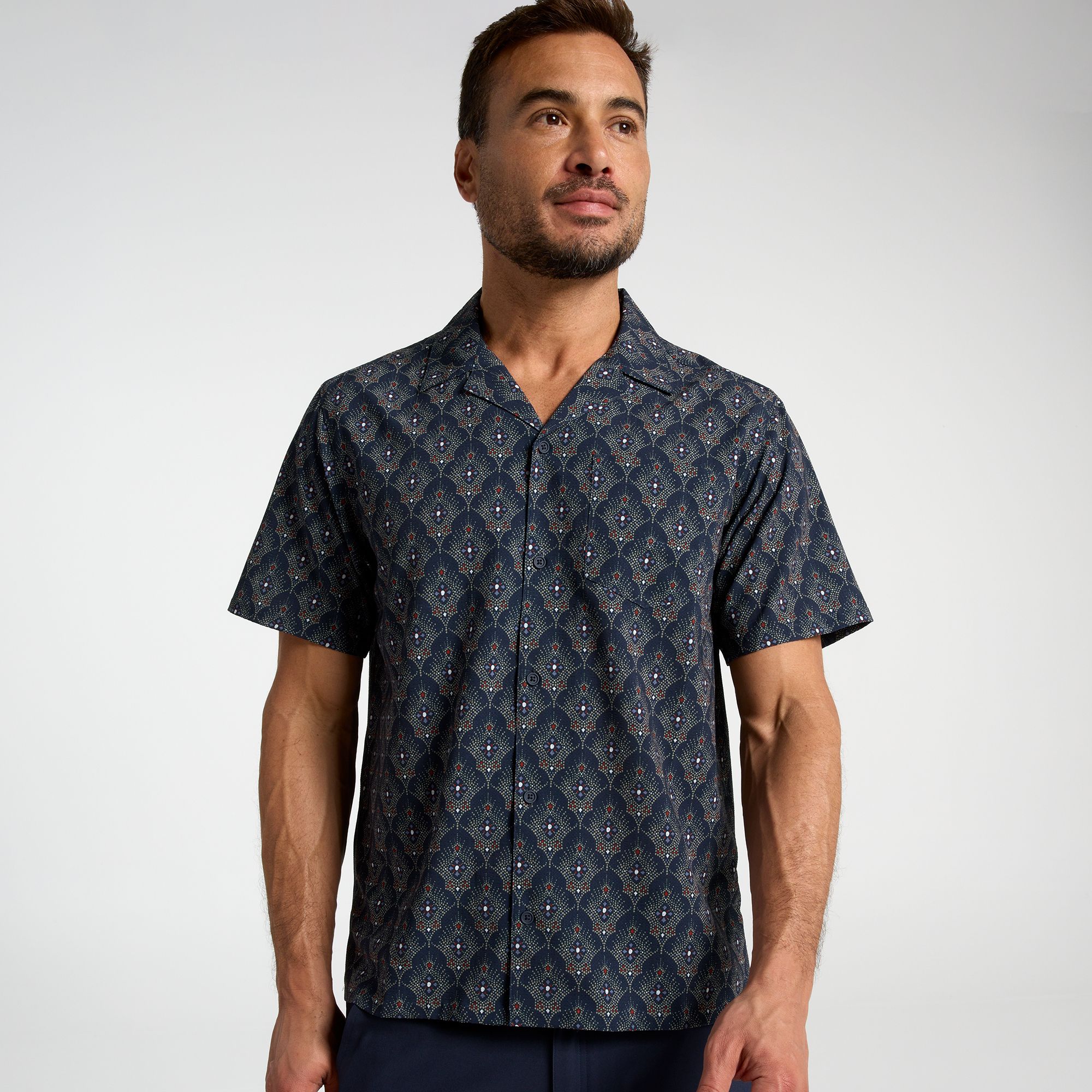 Ornate Filigree Dark Navy