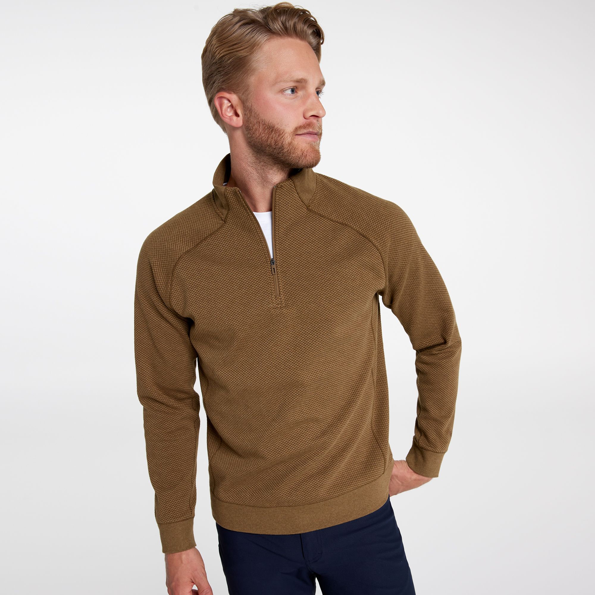 VRST Mens Recharge Pebble 1/4 Zip