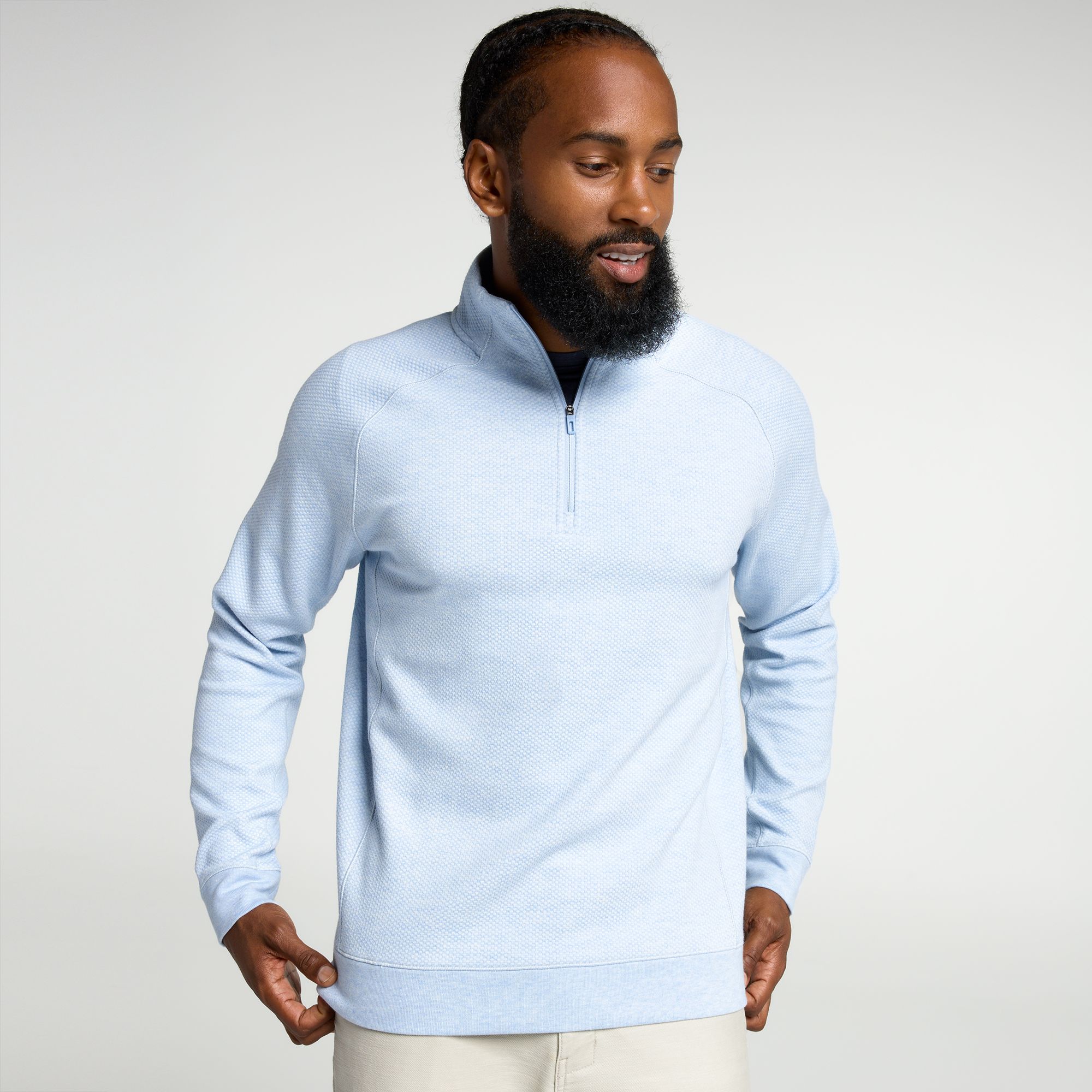 VRST Men's Recharge Pebble Fleece 1/4 Zip