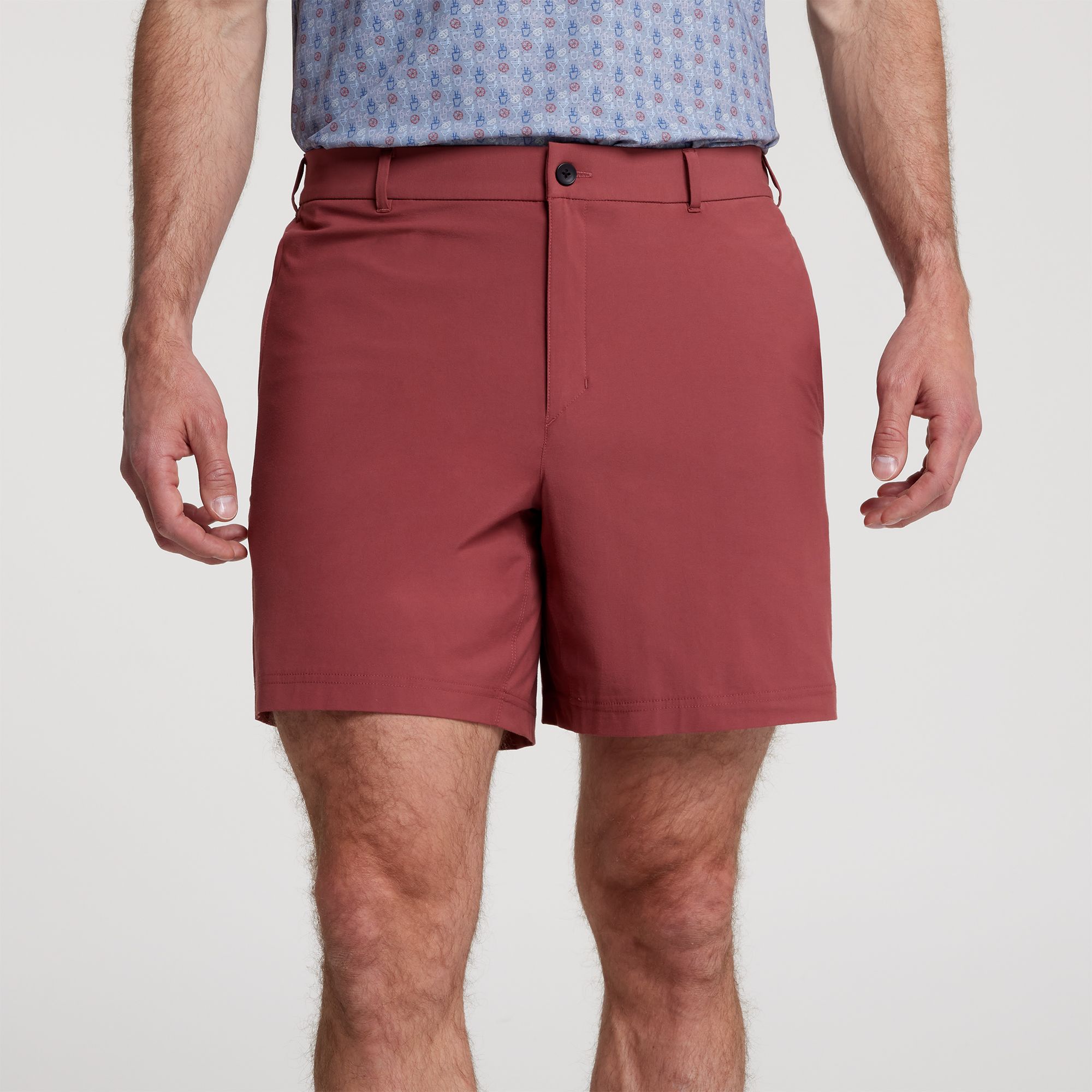 VRST Men's Easy Waist Golf Shorts