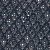 Ornate Filigree Dark Navy