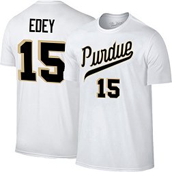 Retro Brand Men's Purdue Boilermakers Zach Edey #15 White T-Shirt