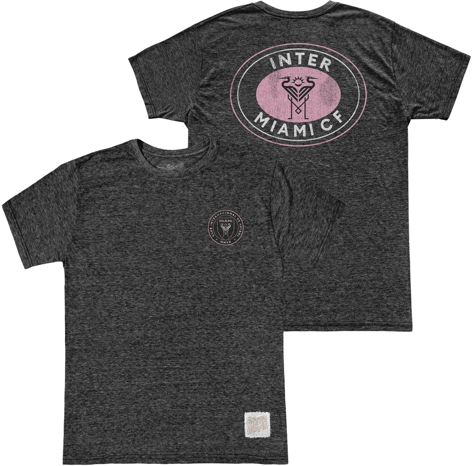 Retro Brand Youth Inter Miami CF 2-Hit Grey T-Shirt