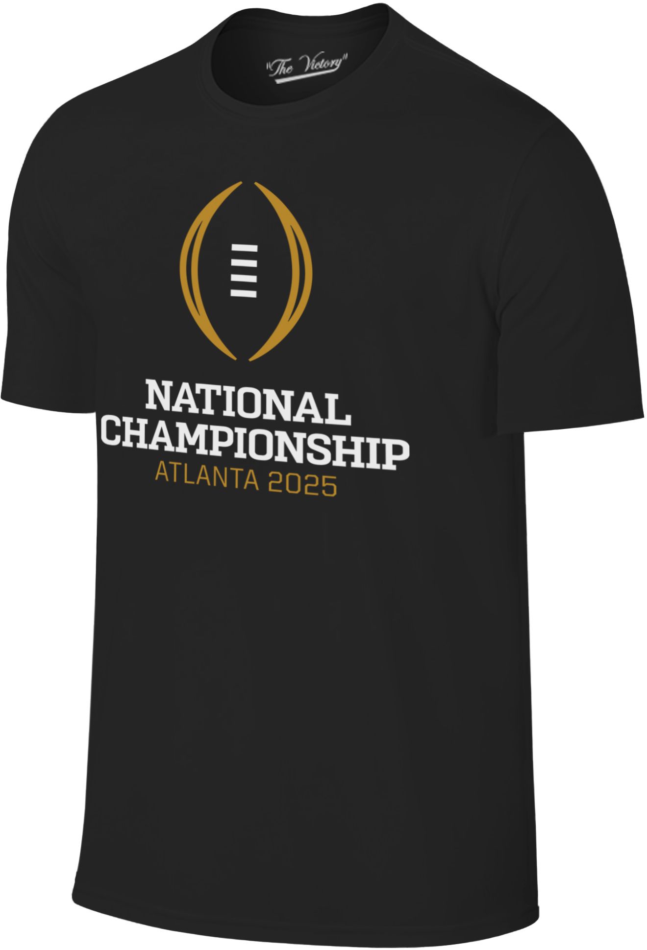 Retro Brand Youth 2025 College Football Playoff National Championship Logo Black T-Shirt