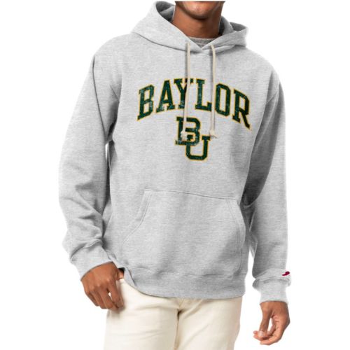 League-Legacy Men's Baylor Bears Green Fleece Pullover Hoodie