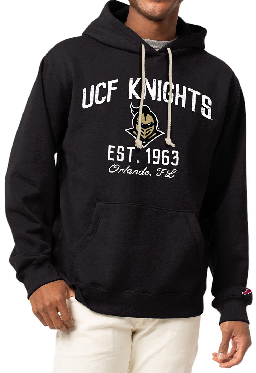 League-Legacy Men's UCF Knights Black Fleece Pullover Hoodie