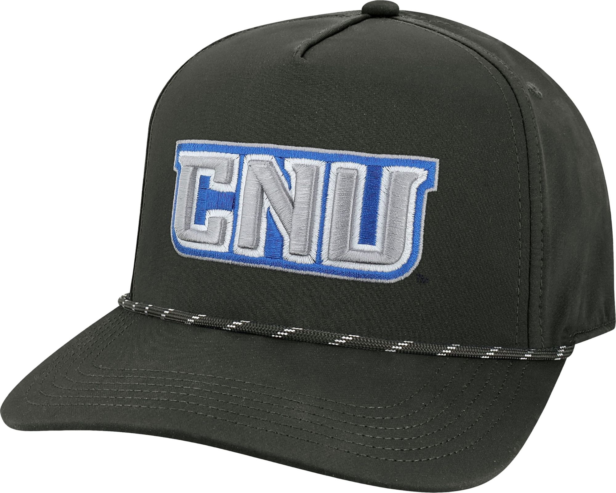 League-Legacy Men's Christopher Newport Captains Black Caddy Adjustable Hat