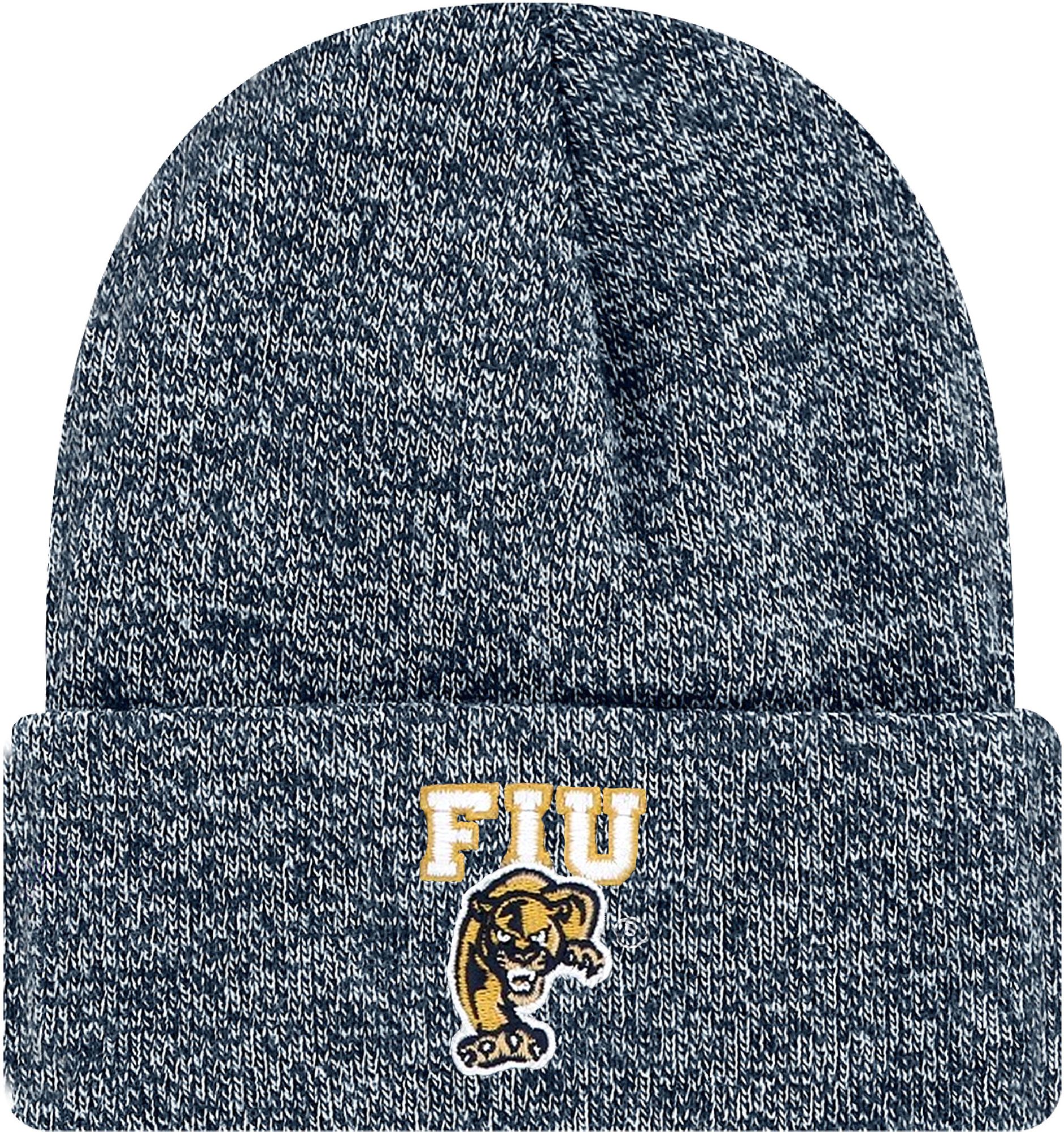 League-Legacy Adult FIU Golden Panthers Blue Logo Knit Cuff Beanie
