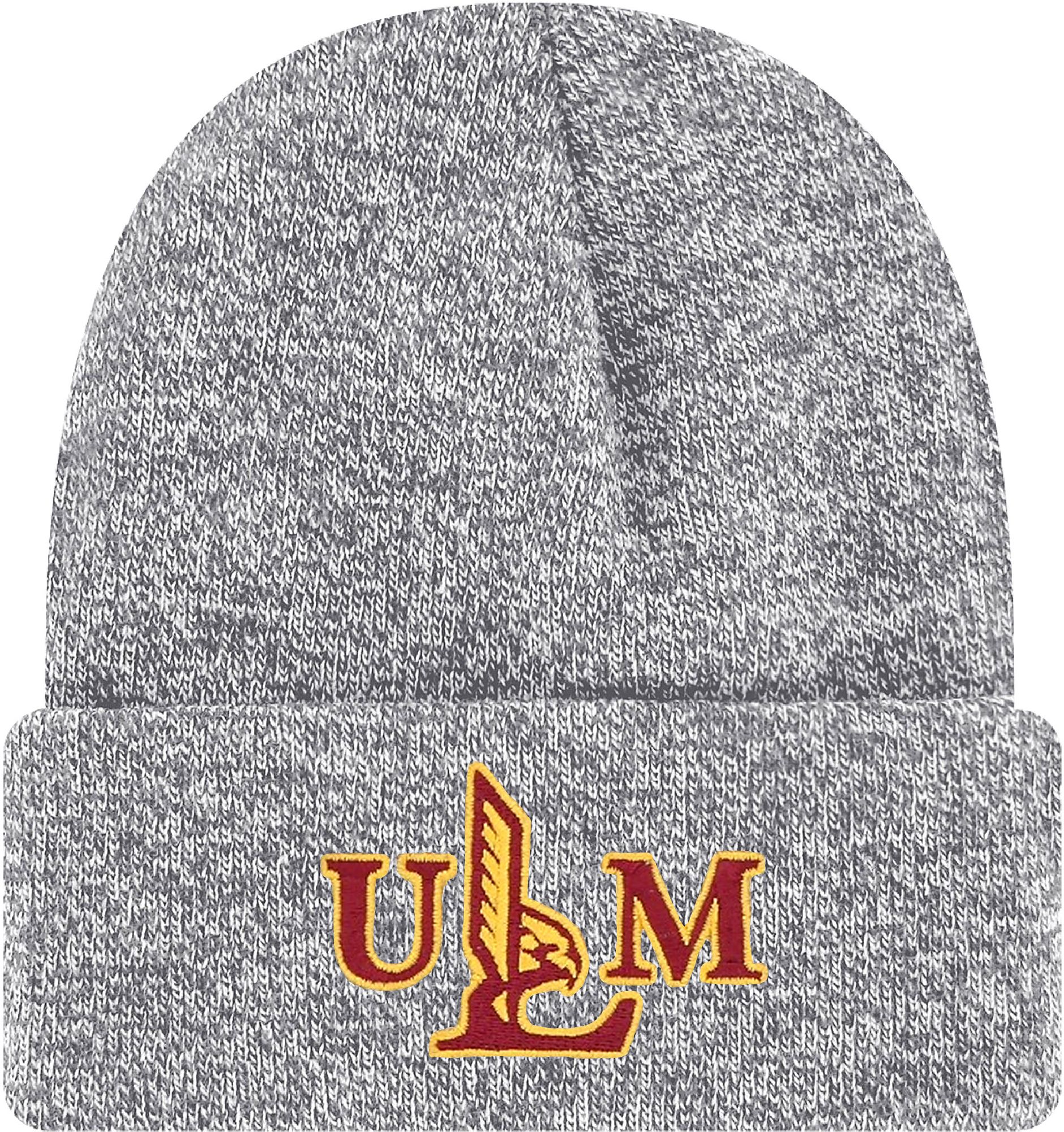 League-Legacy Adult Louisiana-Monroe Warhawks Grey Logo Knit Cuff Beanie