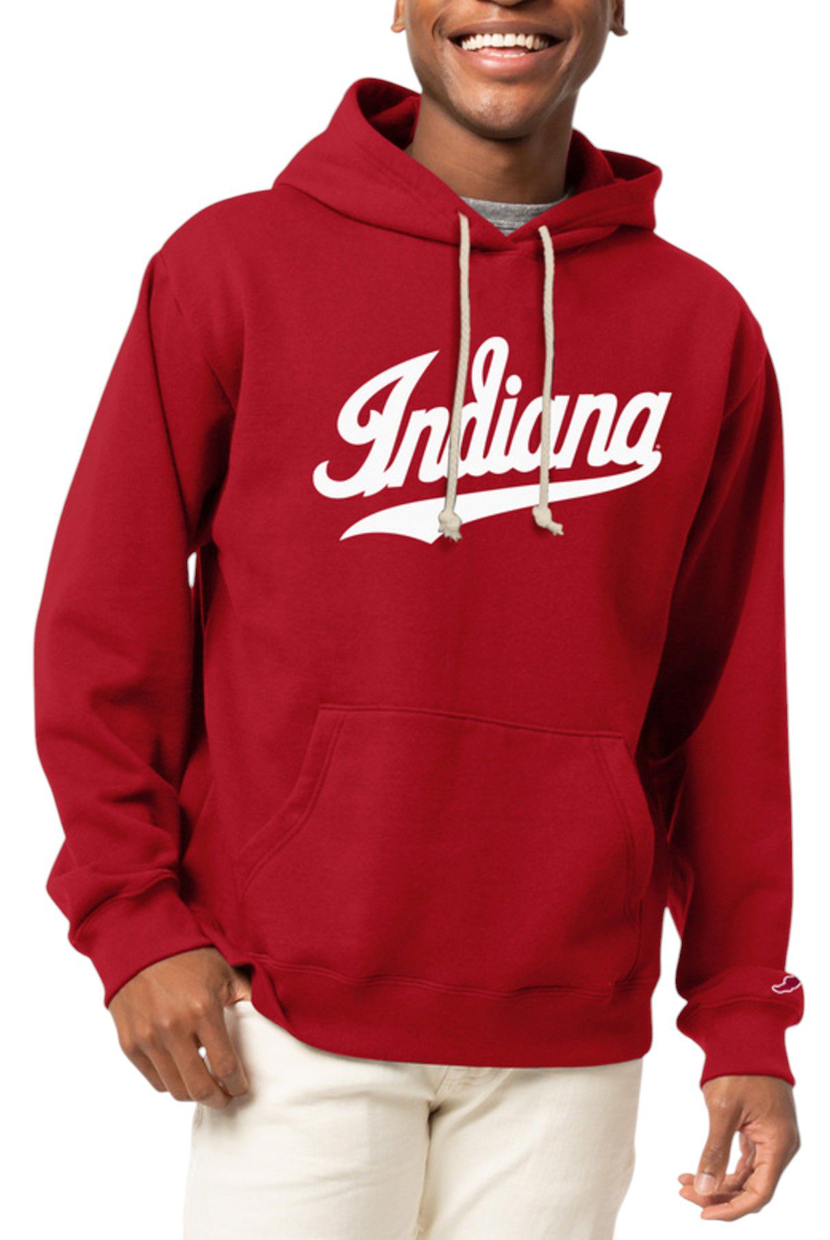 League-Legacy Men's Indiana Hoosiers Cardinal Essential Pullover Hoodie