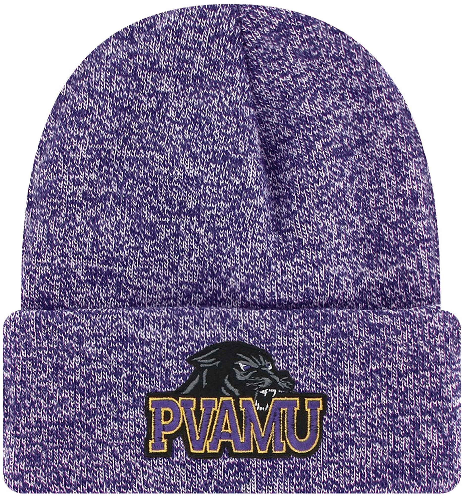 League-Legacy Adult Prairie View A&amp;M Panthers Purple Logo Knit Cuff Beanie
