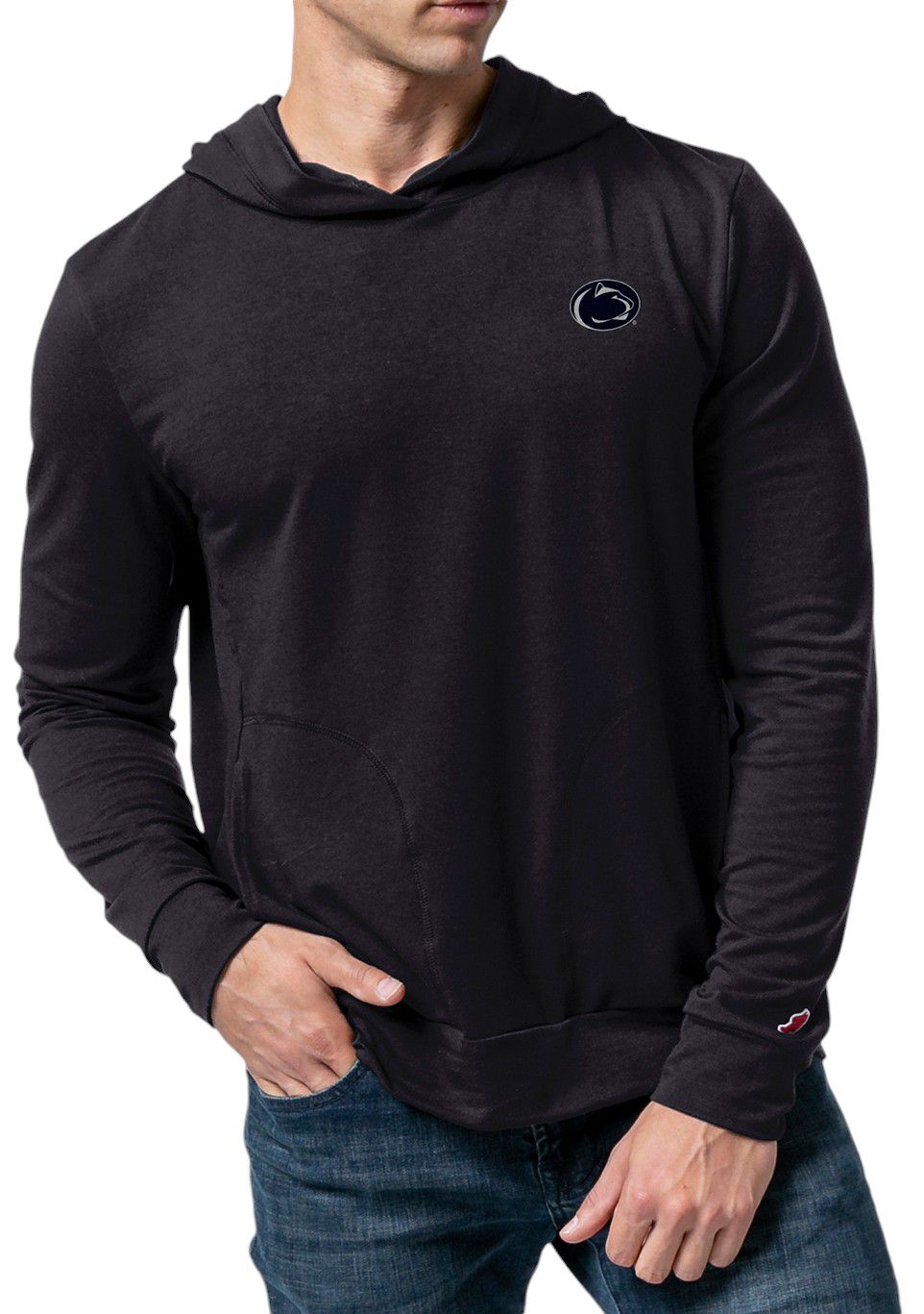 League-Legacy Men's Penn State Nittany Lions Blue All-Day Pullover Long Sleeve Shirt Hoodie