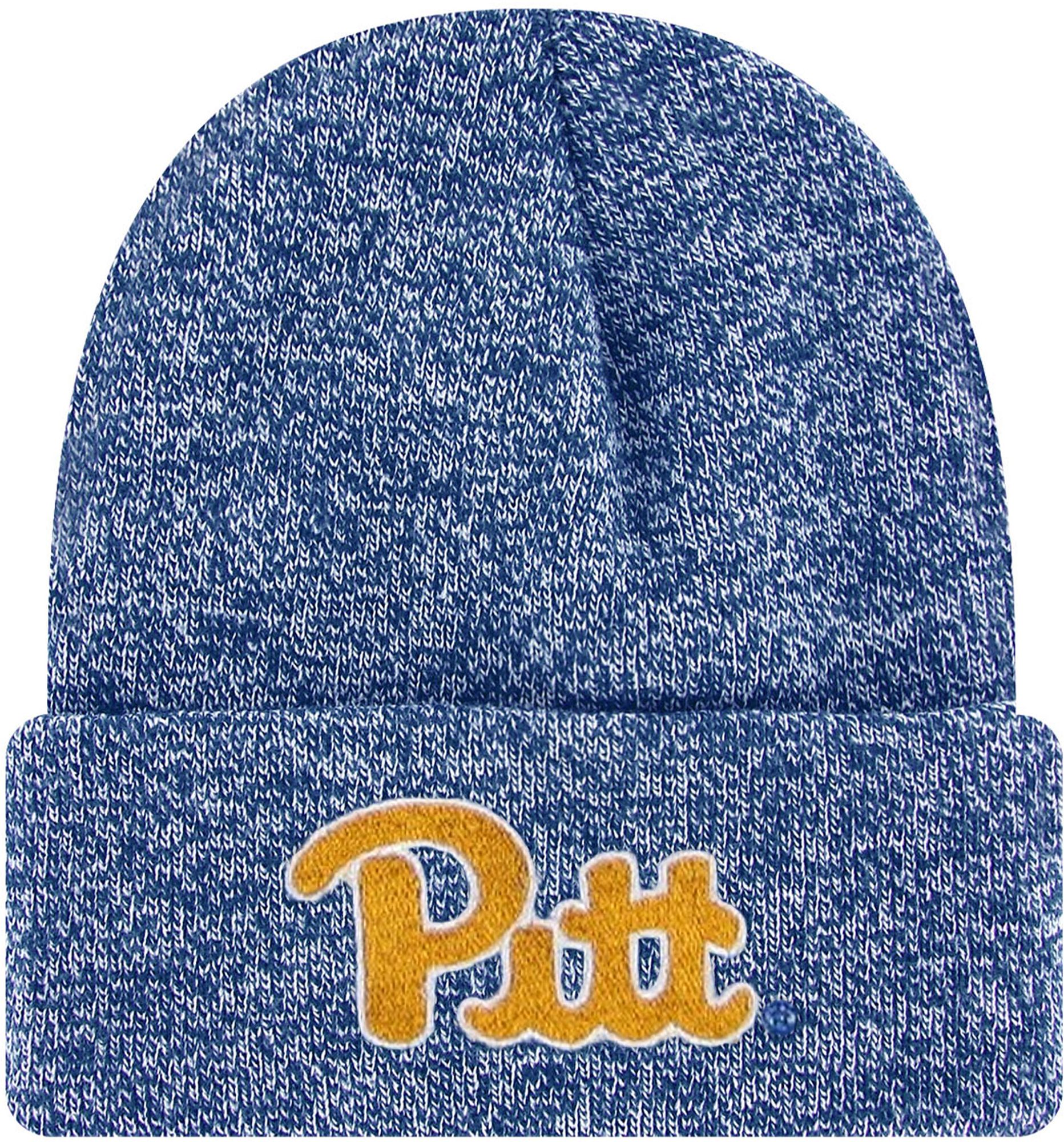 League-Legacy Adult Pitt Panthers Blue Logo Knit Cuff Beanie