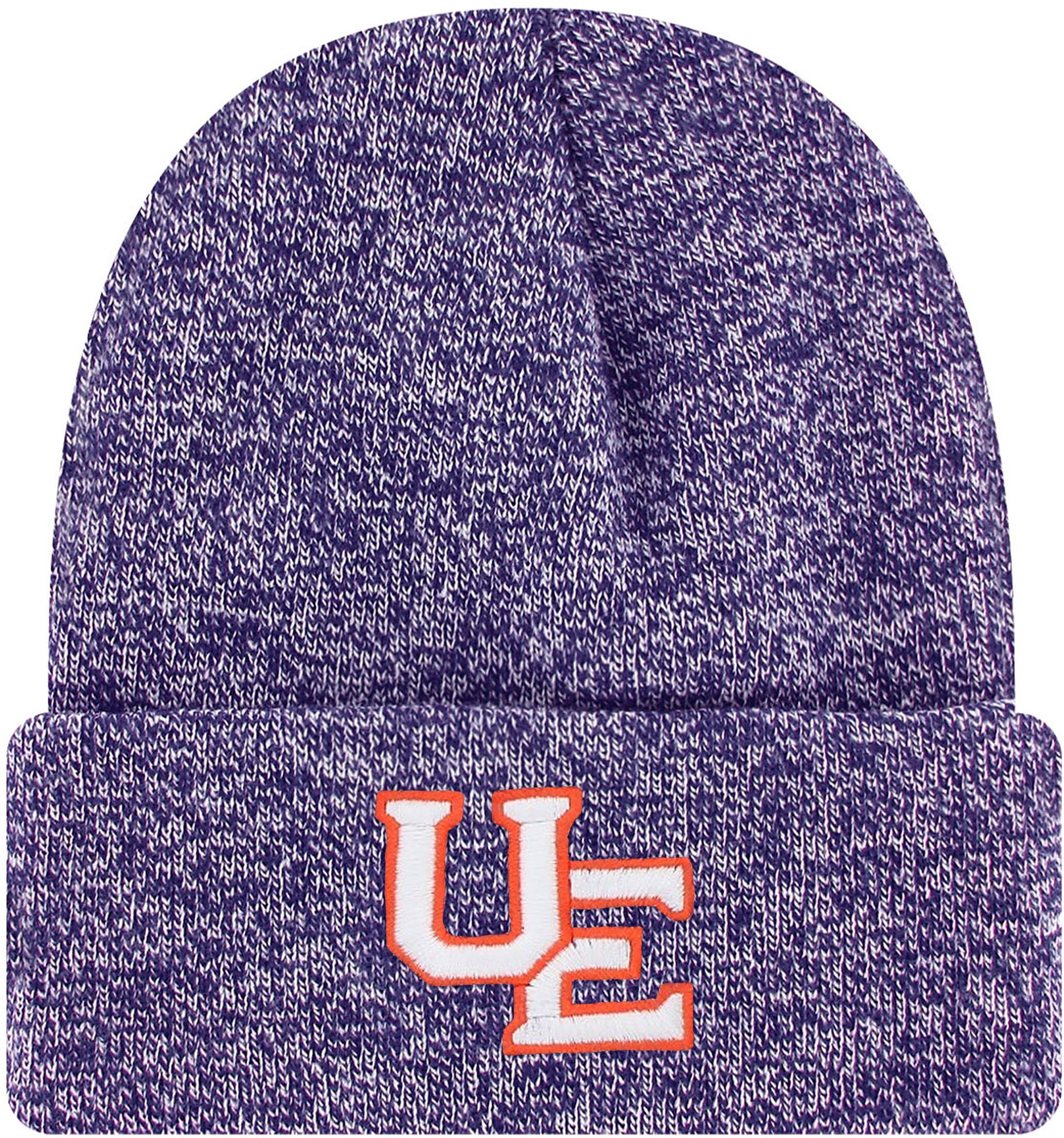 League-Legacy Adult Evansville Purple Aces Purple Logo Knit Cuff Beanie