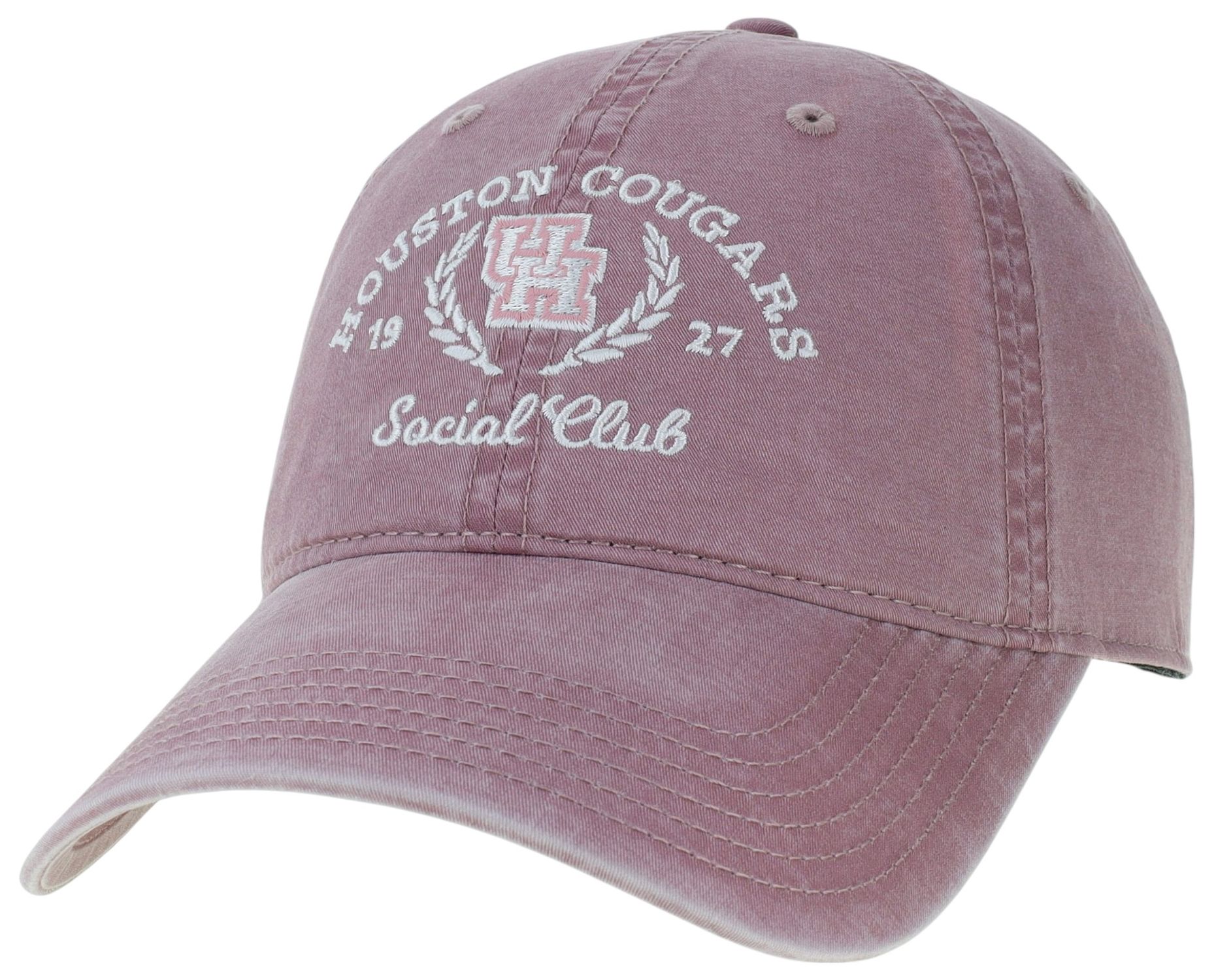 League-Legacy Women's Houston Cougars Dusty Rose Social Club Adjustable Hat