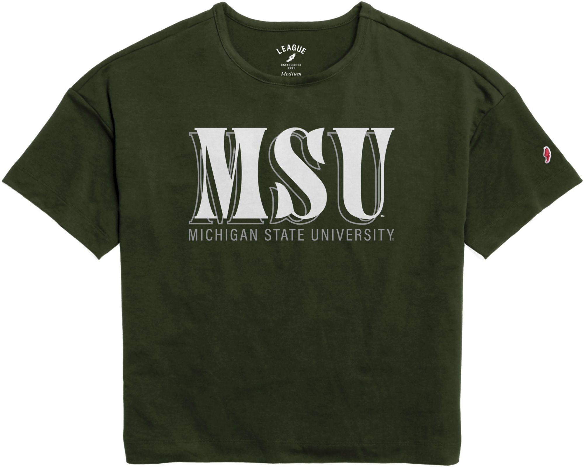 League-Legacy Women's Michigan State Spartans Hunter All Day T-Shirt