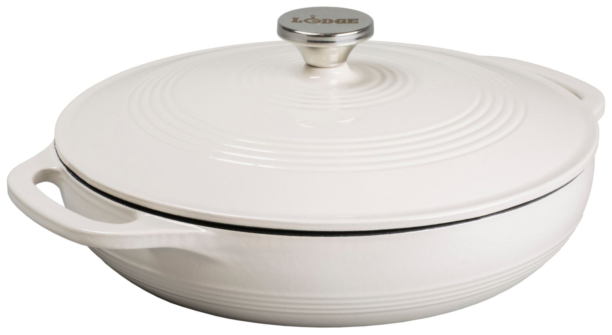 Lodge 3.6 Quart Red Enameled Cast Iron Casserole