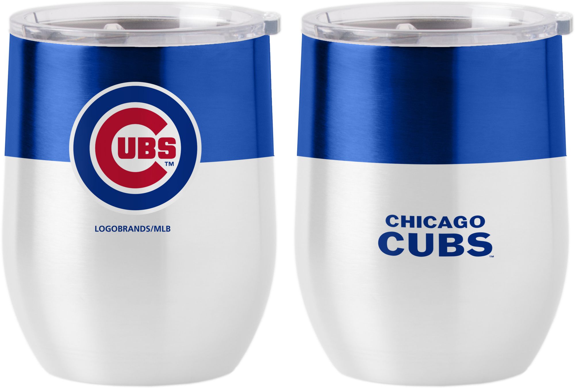 Logo Brands Chicago Cubs 16 oz. Stainless Steel Colorblock Tumbler