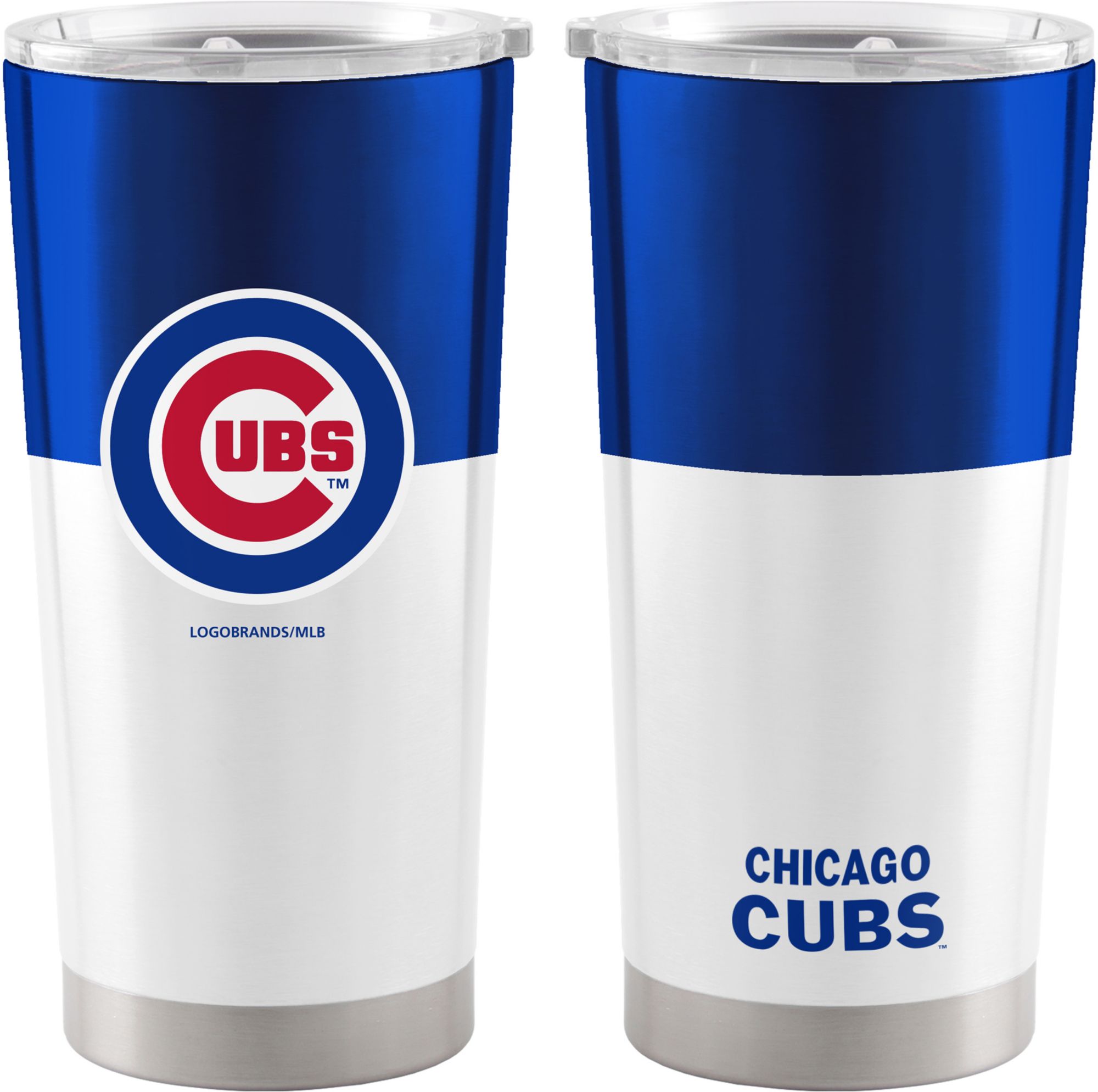 Logo Brands Chicago Cubs 20 oz. Stainless Steel Colorblock Tumbler