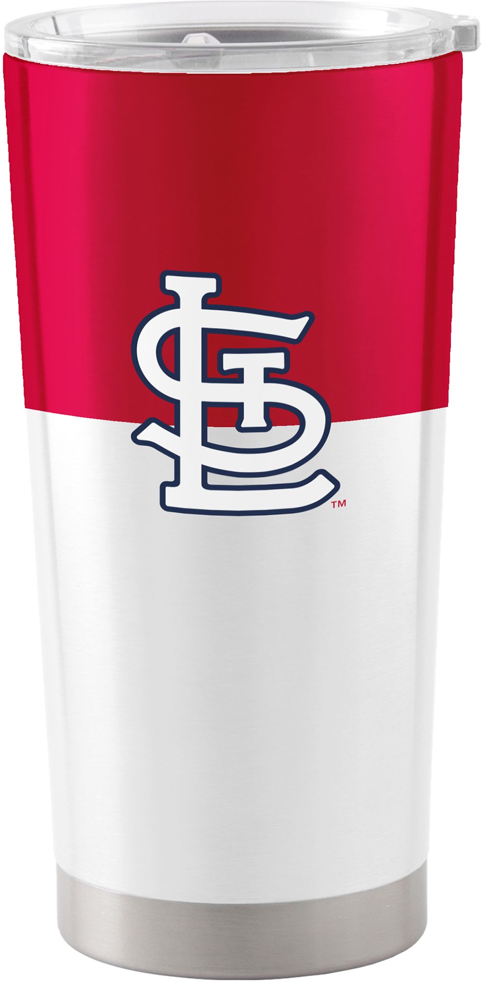 Logo Brands St. Louis Cardinals 20 oz. Stainless Steel Colorblock Tumbler
