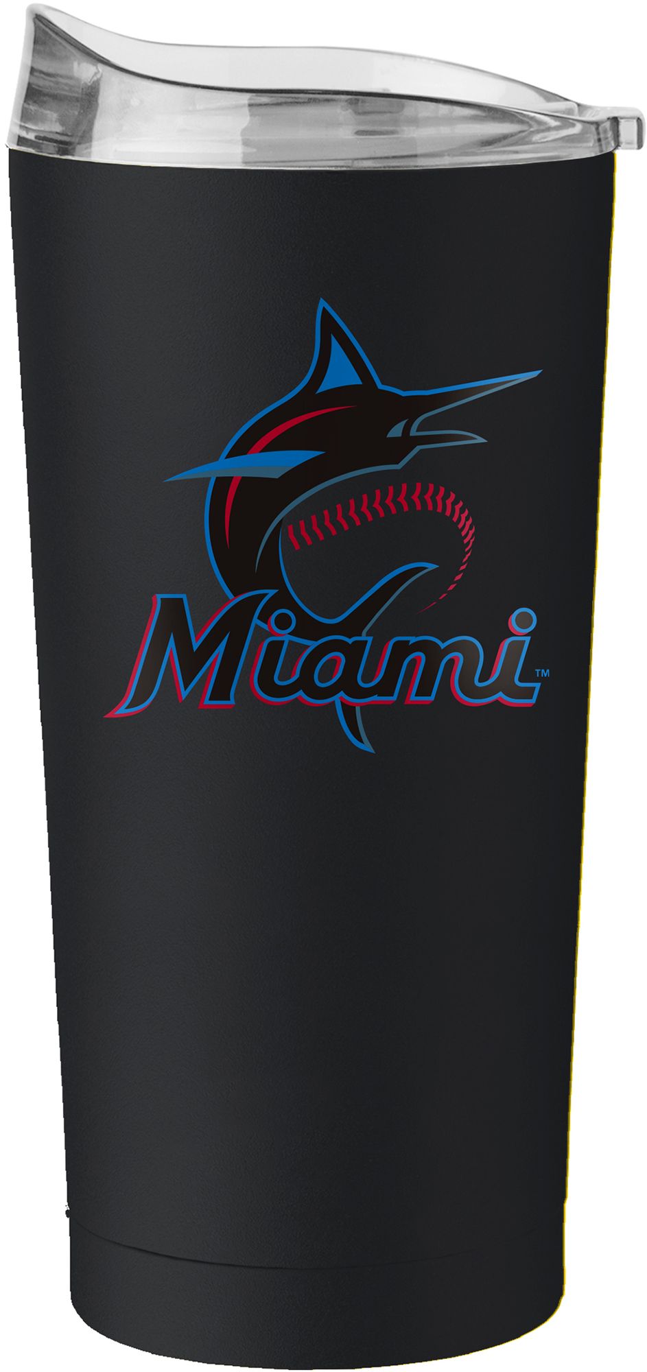 Logo Brands Miami Marlins 20 oz. Flipside Powder Coat Tumbler