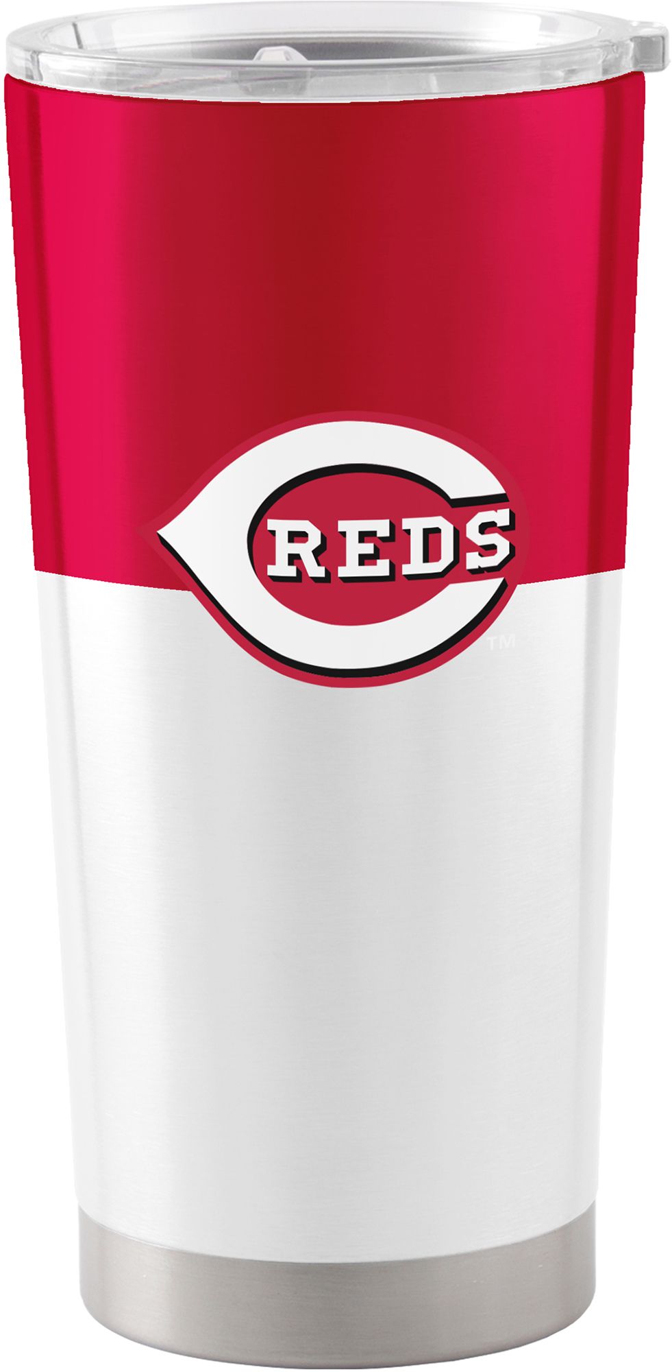 Logo Brands Cincinnati Reds 20 oz. Stainless Steel Colorblock Tumbler