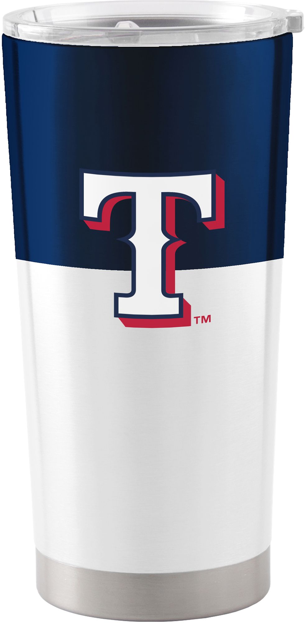 Logo Brands Texas Rangers 20 oz. Stainless Steel Colorblock Tumbler