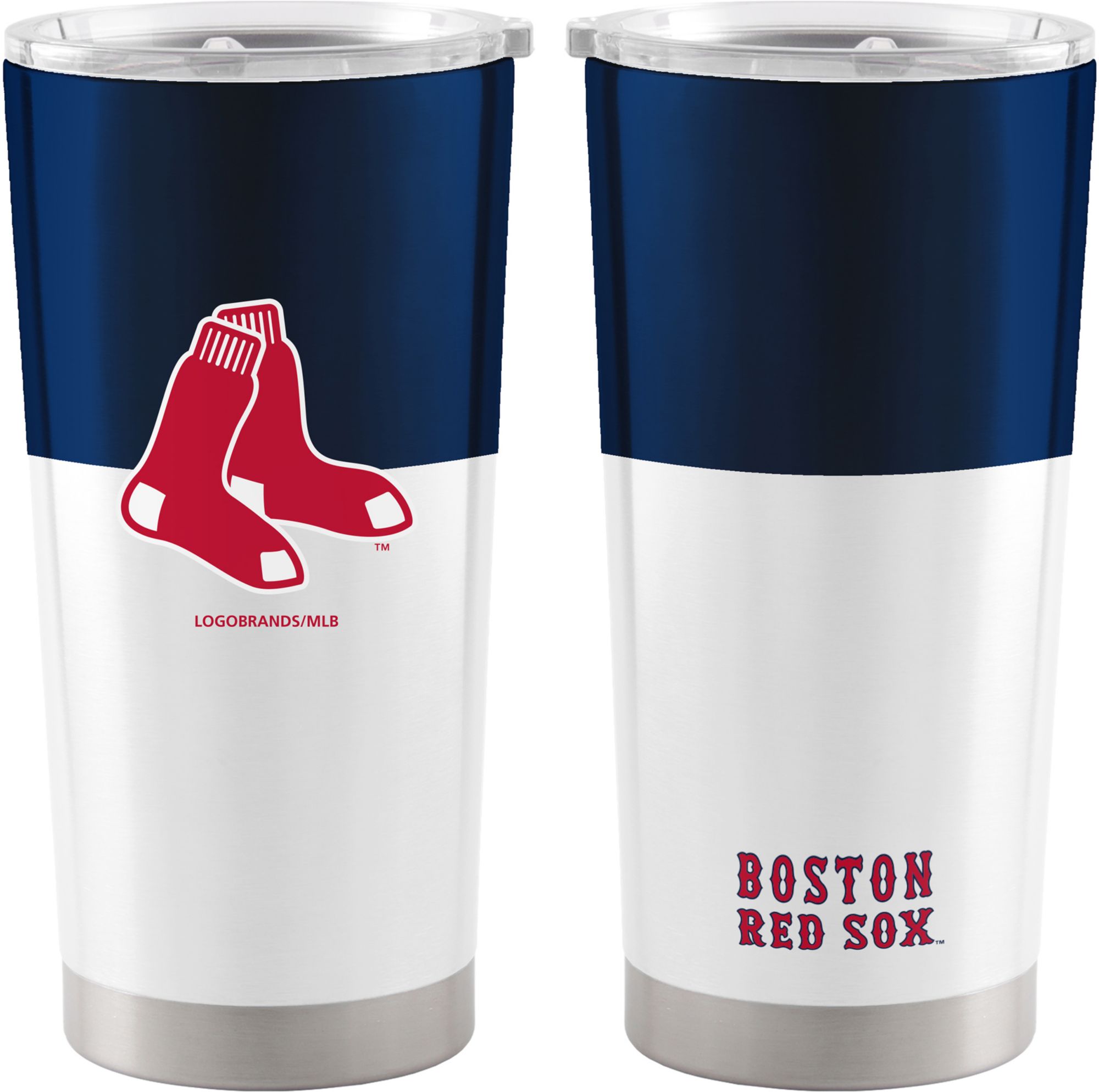 Logo Brands Boston Red Sox 20 oz. Stainless Steel Colorblock Tumbler