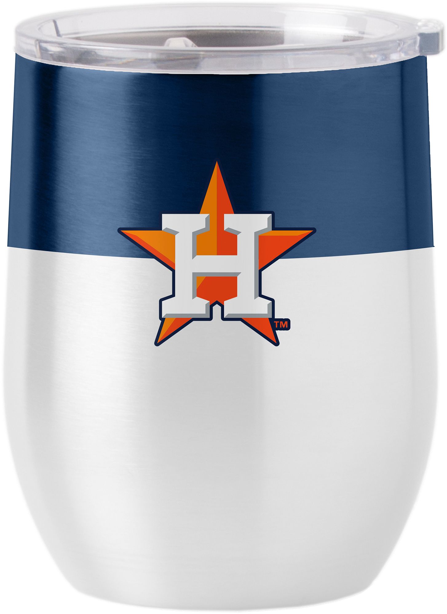 Logo Brands Houston Astros 16 oz. Stainless Steel Colorblock Tumbler