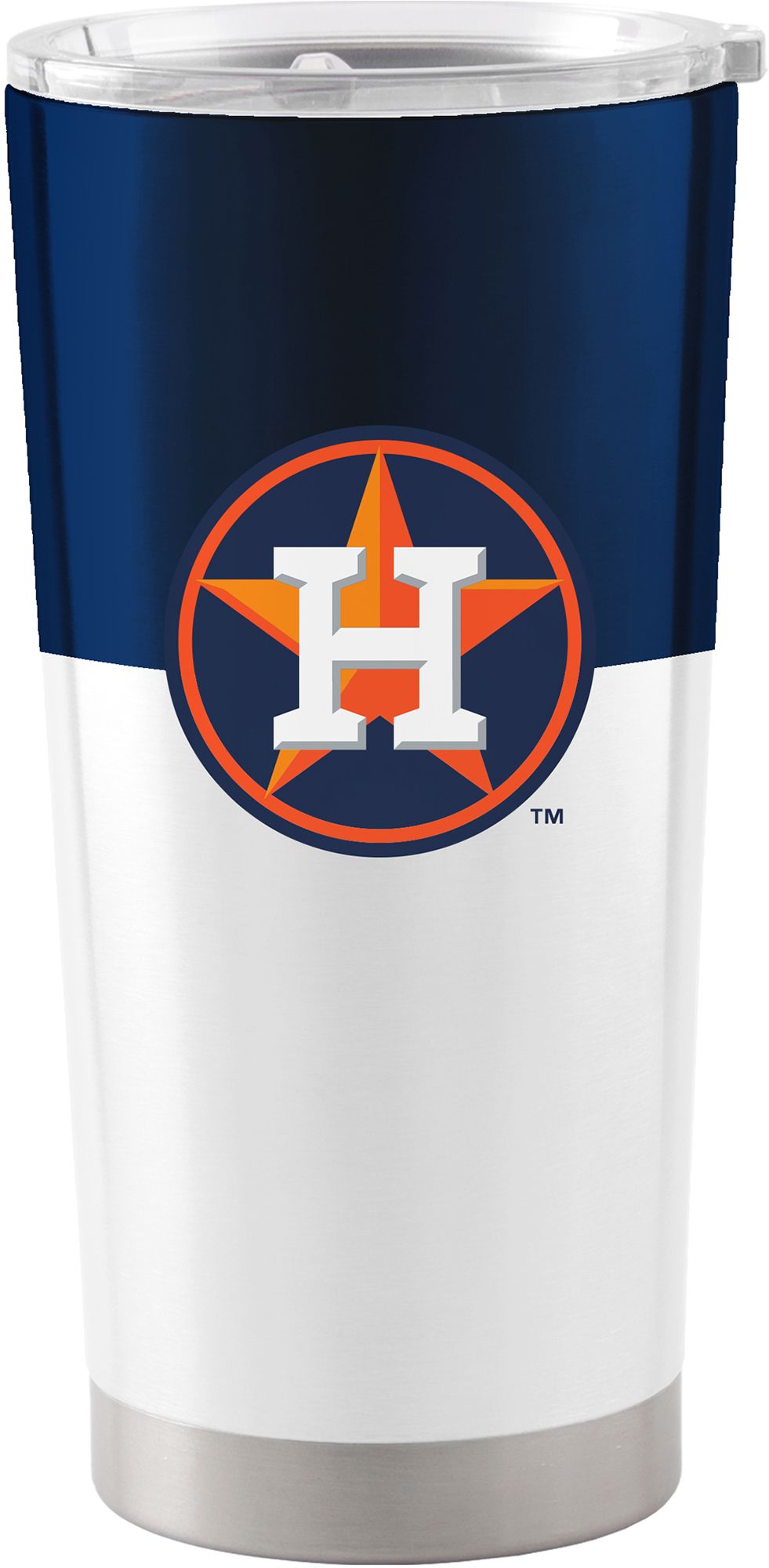 Logo Brands Houston Astros 20 oz. Stainless Steel Colorblock Tumbler