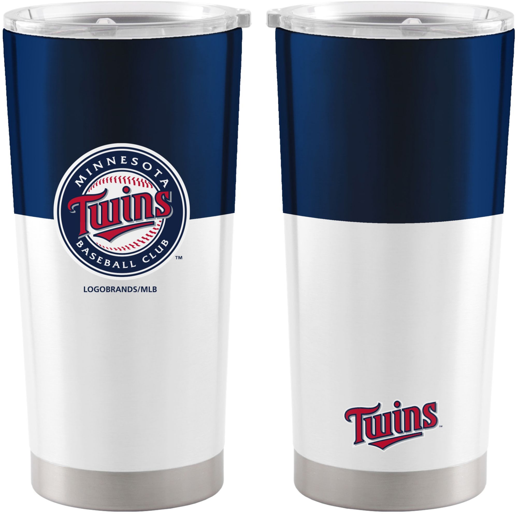 Logo Brands Minnesota Twins 20 oz. Stainless Steel Colorblock Tumbler