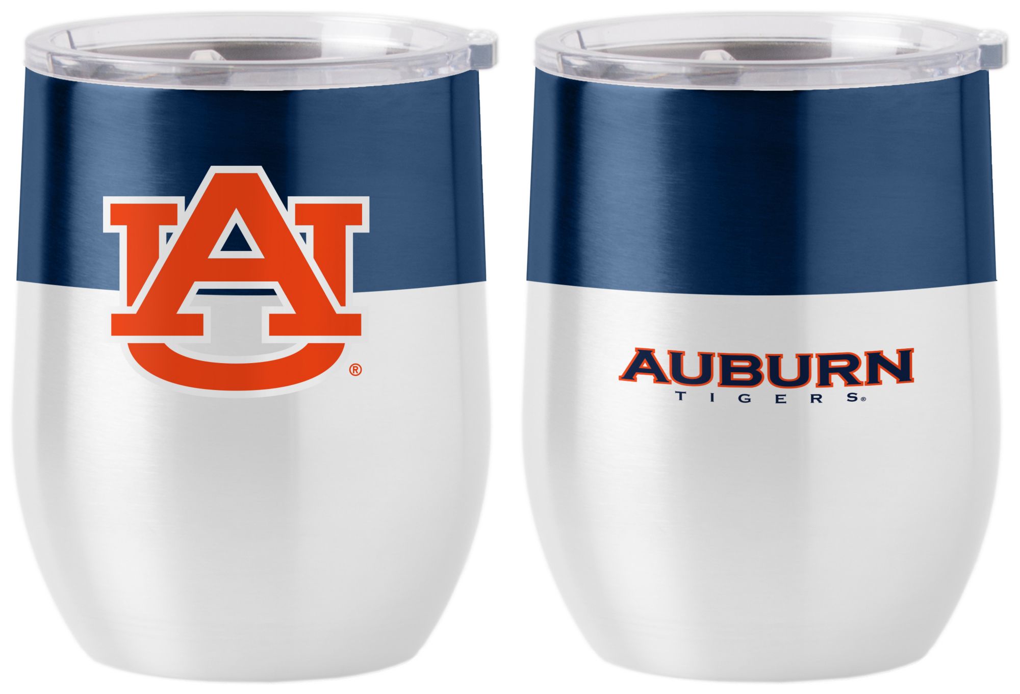 Logo Brands Auburn Tigers 16 oz. Stainless Steel Colorblock Tumbler