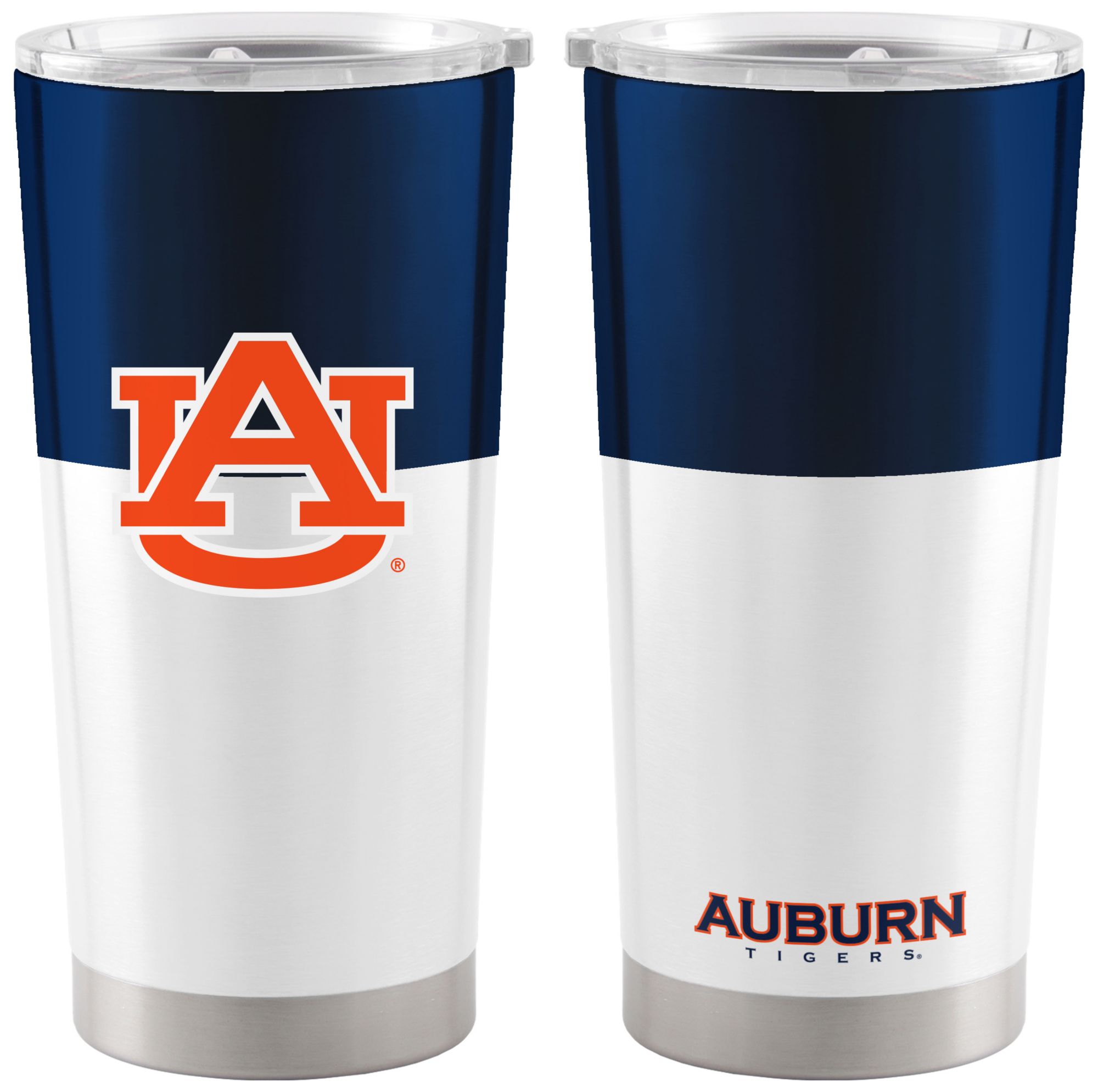 Logo Brands Auburn Tigers 20 oz. Stainless Steel Colorblock Tumbler