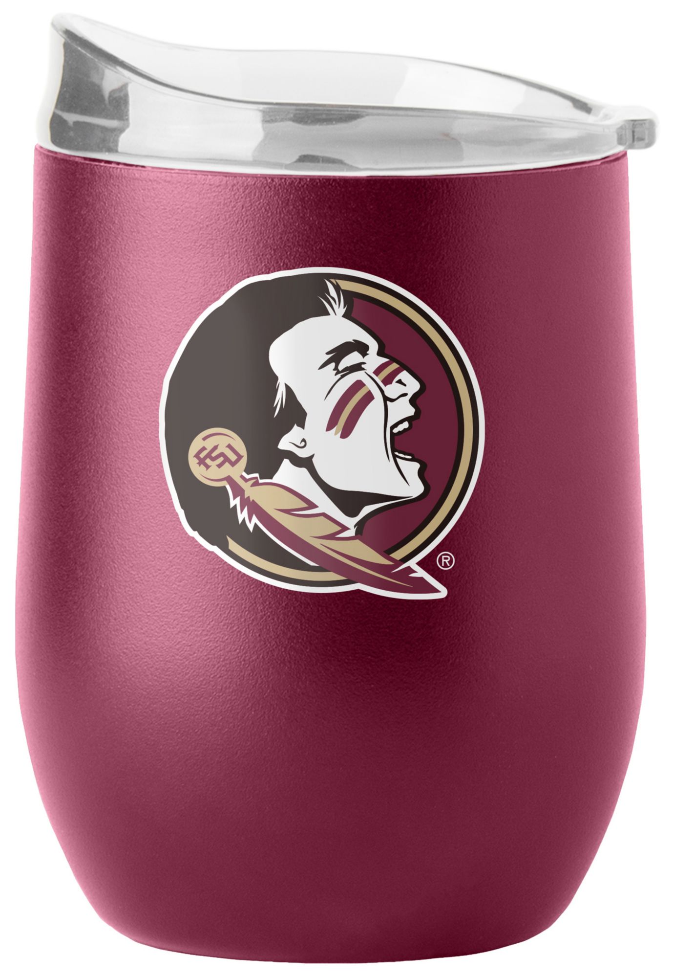 Logo Brands Florida State Seminoles 16 oz. Stainless Steel Flipside Tumbler