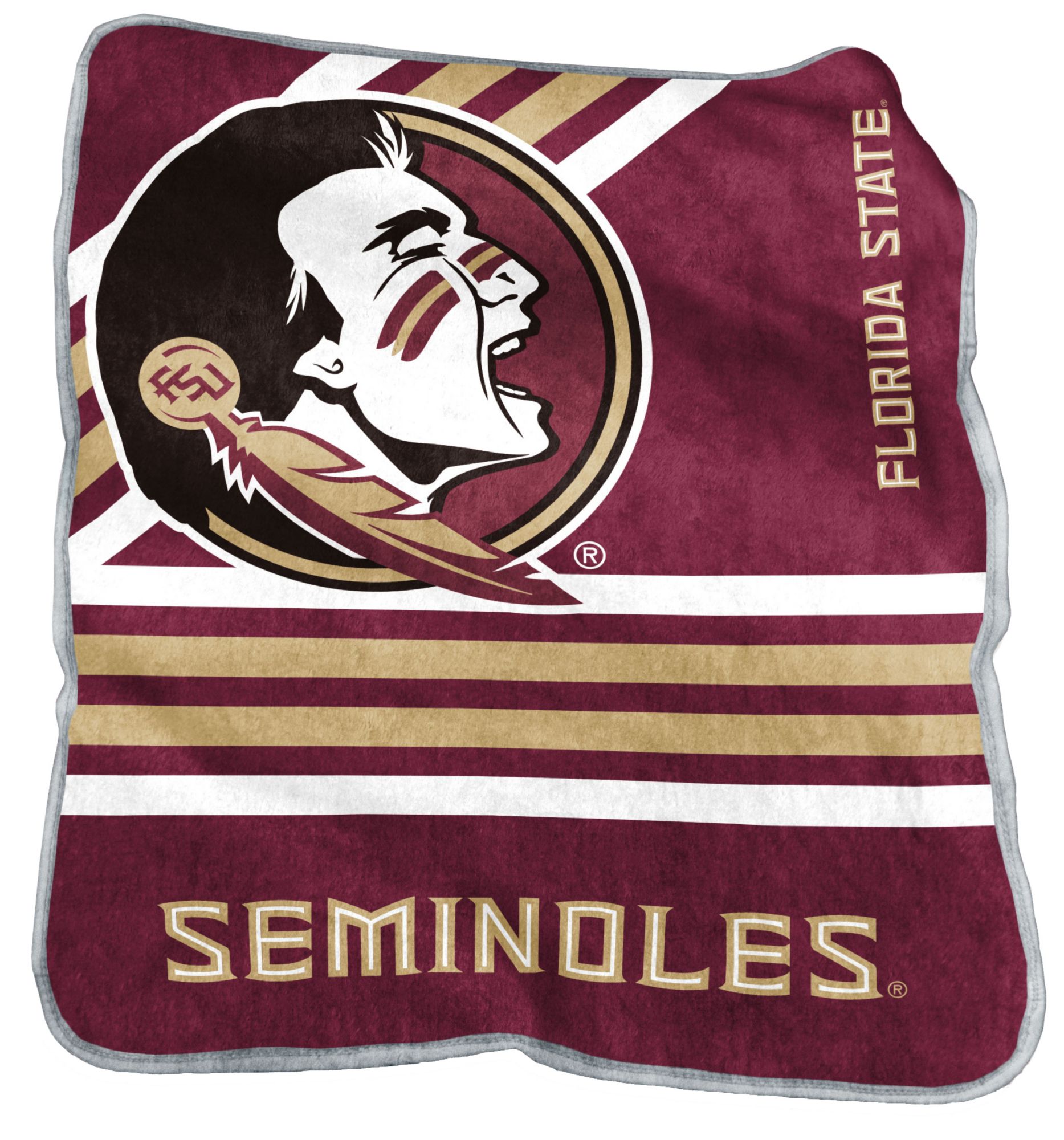 Logo Brands Florida State Seminoles Raschel Throw Blanket