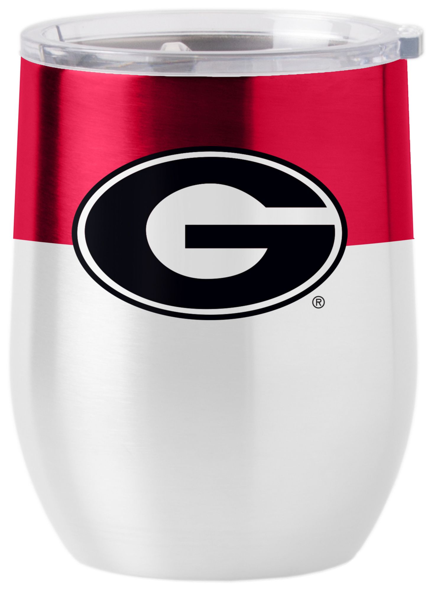 Logo Brands Georgia Bulldogs 16 oz. Stainless Steel Colorblock Tumbler