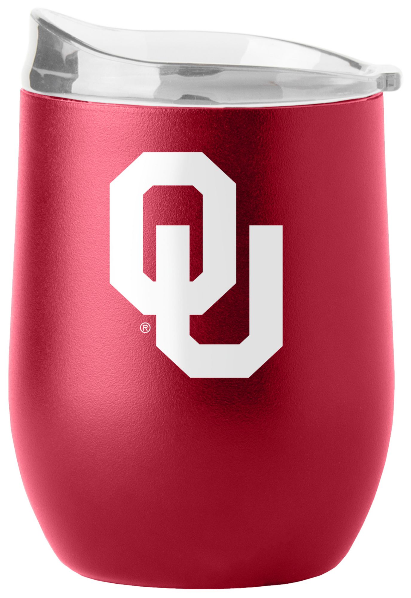 Logo Brands Oklahoma Sooners 16 oz. Stainless Steel Flipside Tumbler