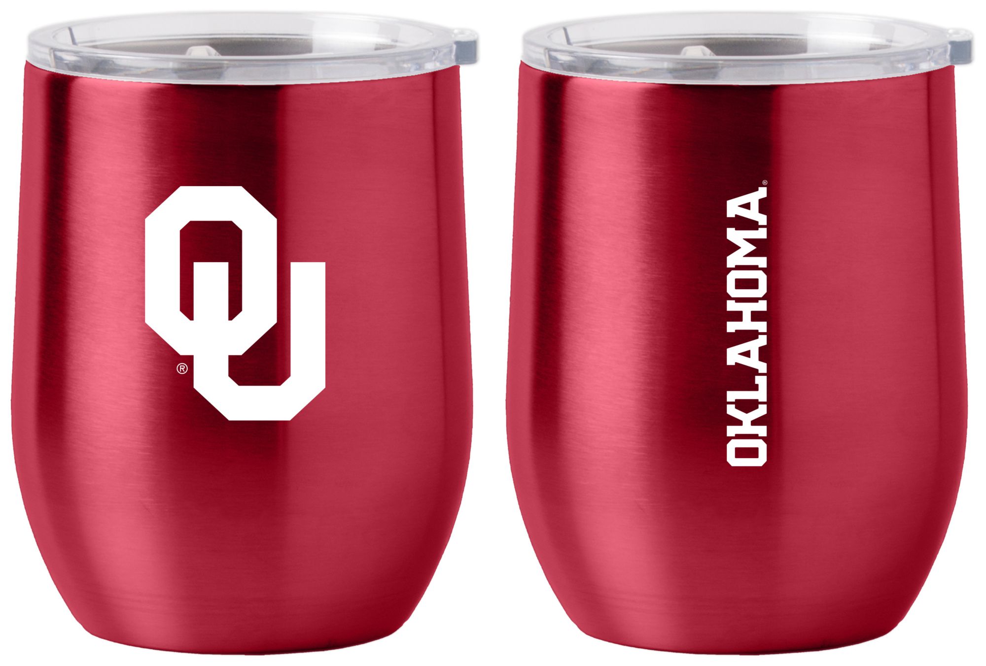 Logo Brands Oklahoma Sooners 16 oz. Stainless Steel Gameday Tumbler