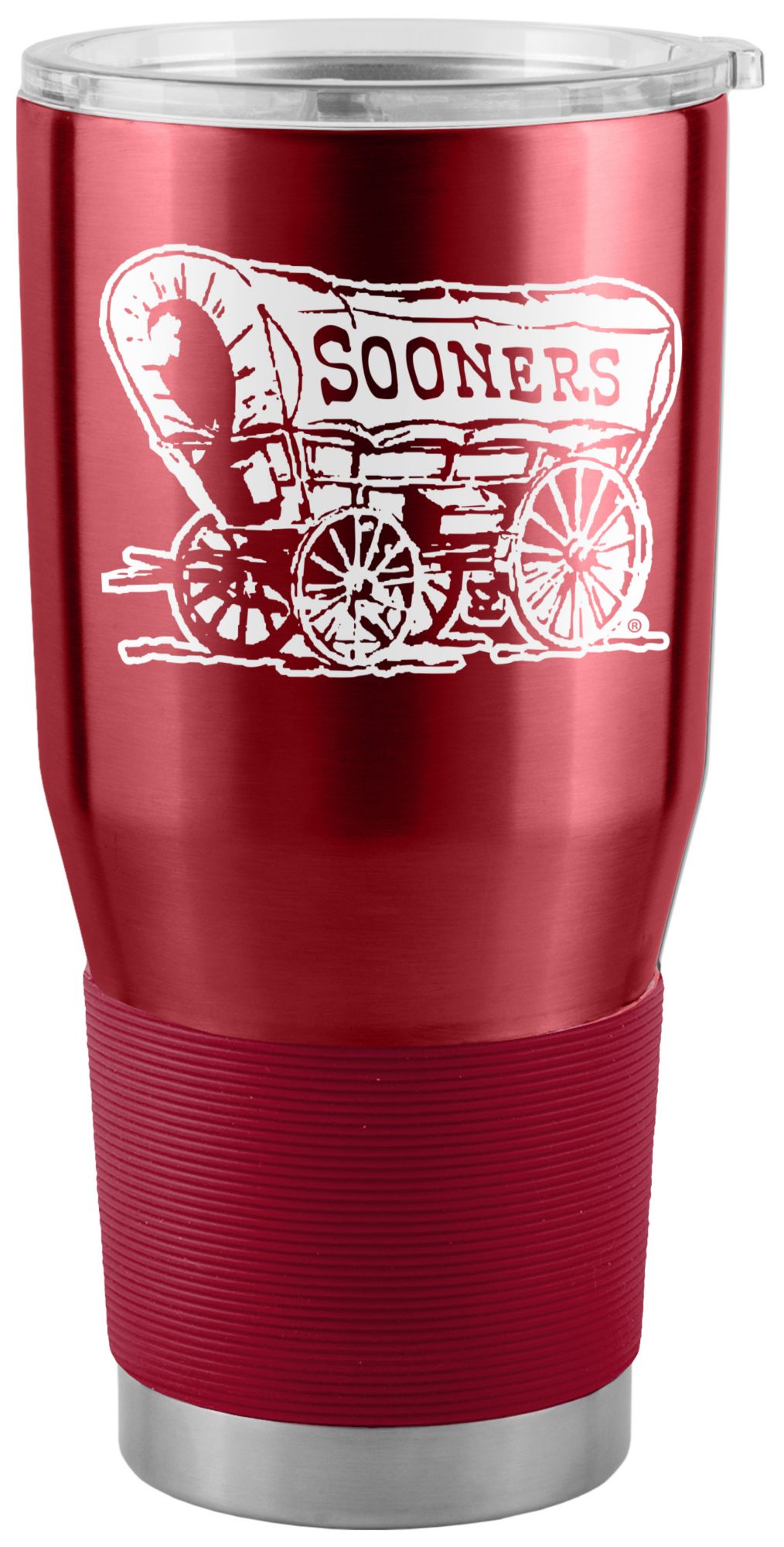 Logo Brands Oklahoma Sooners 30 oz. Stainless Steel Gameday Tumbler