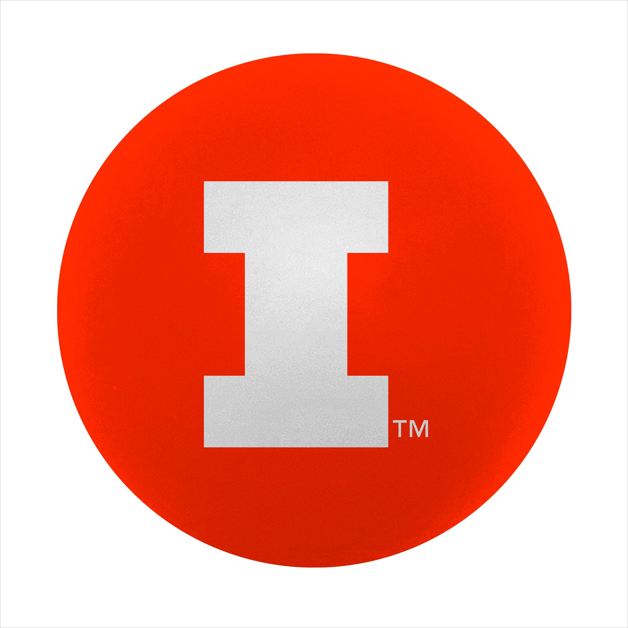 Logo Brands Illinois Fighting Illini High Bounce Ball