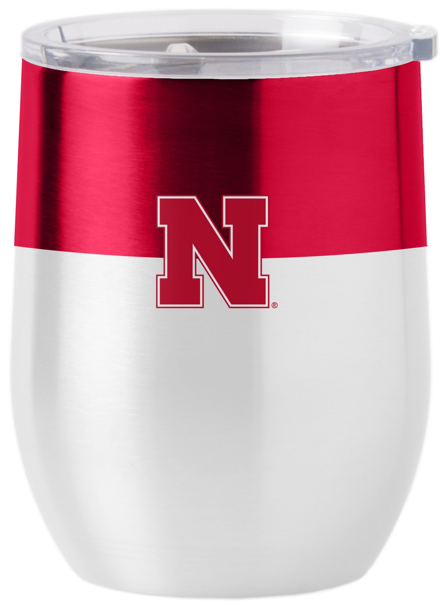 Logo Brands Nebraska Cornhuskers 16 oz. Stainless Steel Colorblock Tumbler