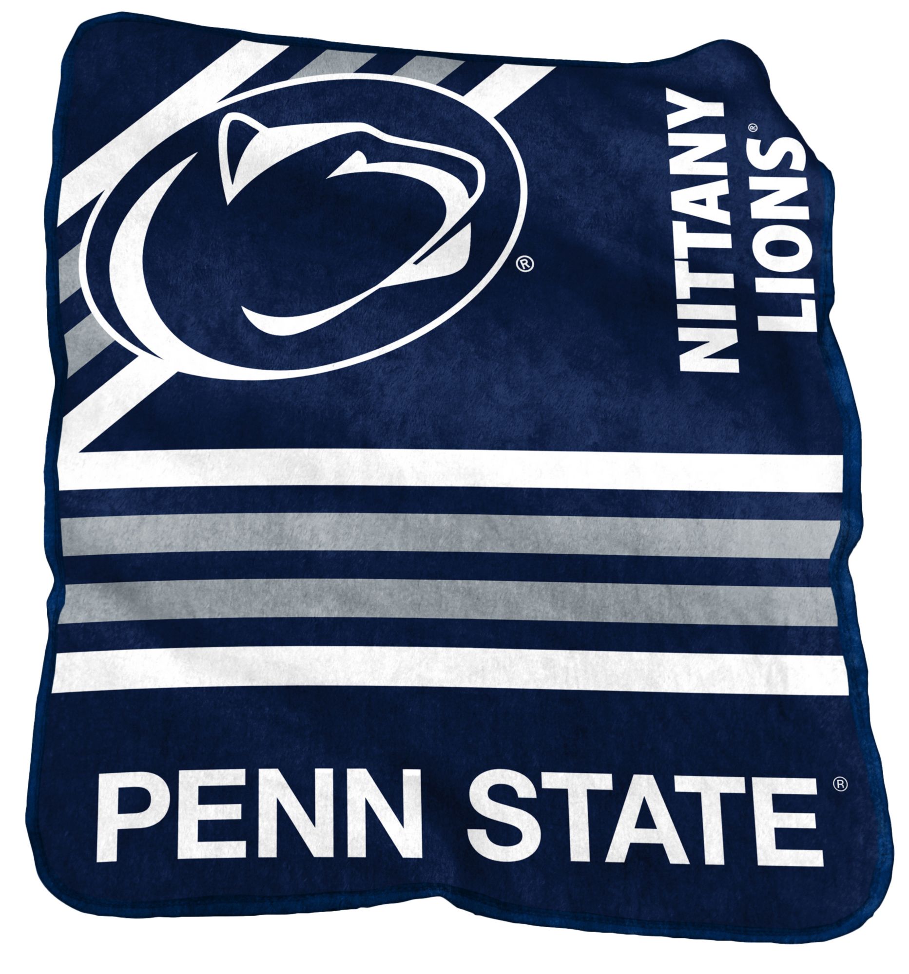 Logo Brands Penn State Nittany Lions Raschel Throw Blanket