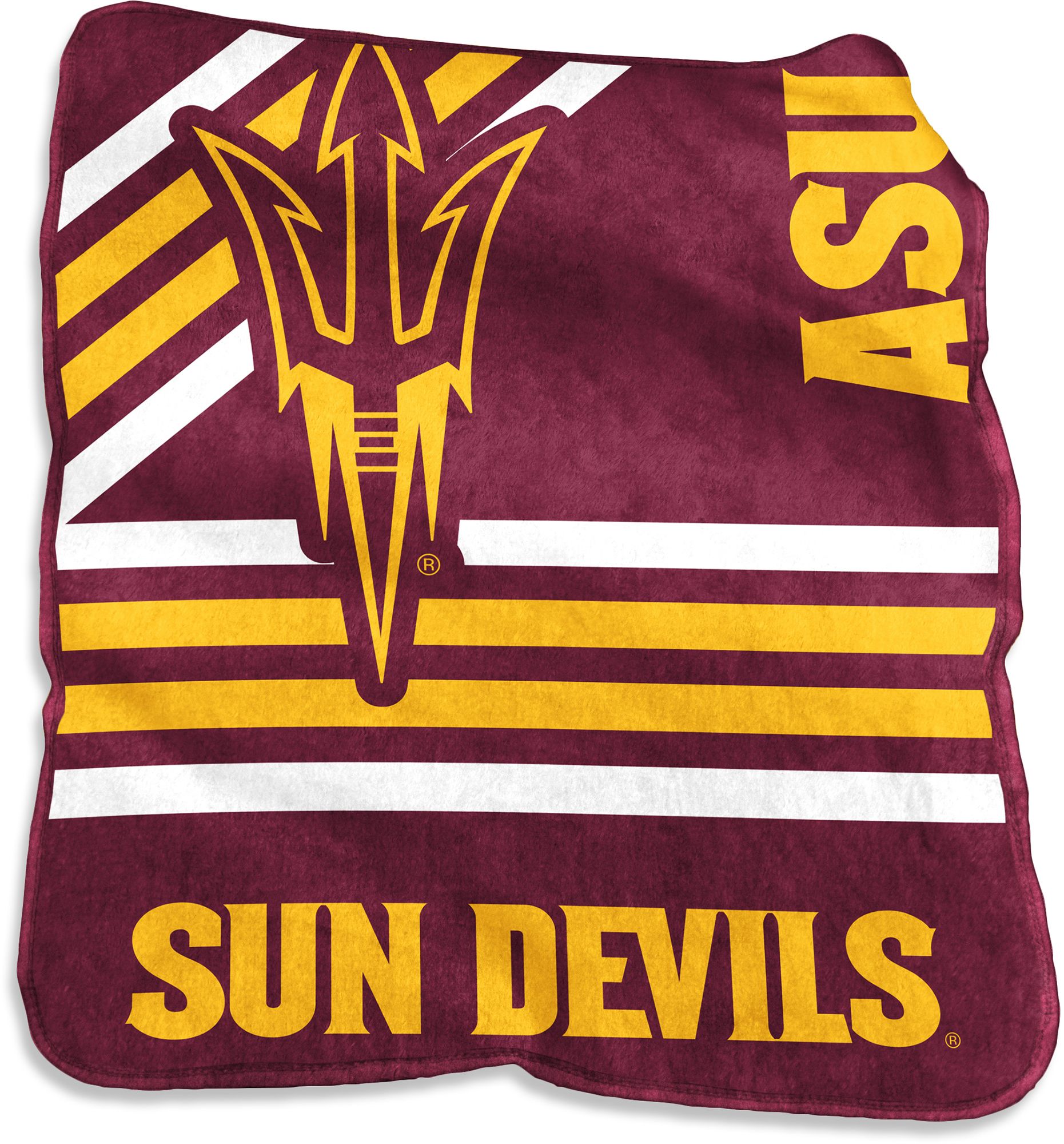Logo Brands Arizona State Sun Devils Raschel Throw Blanket