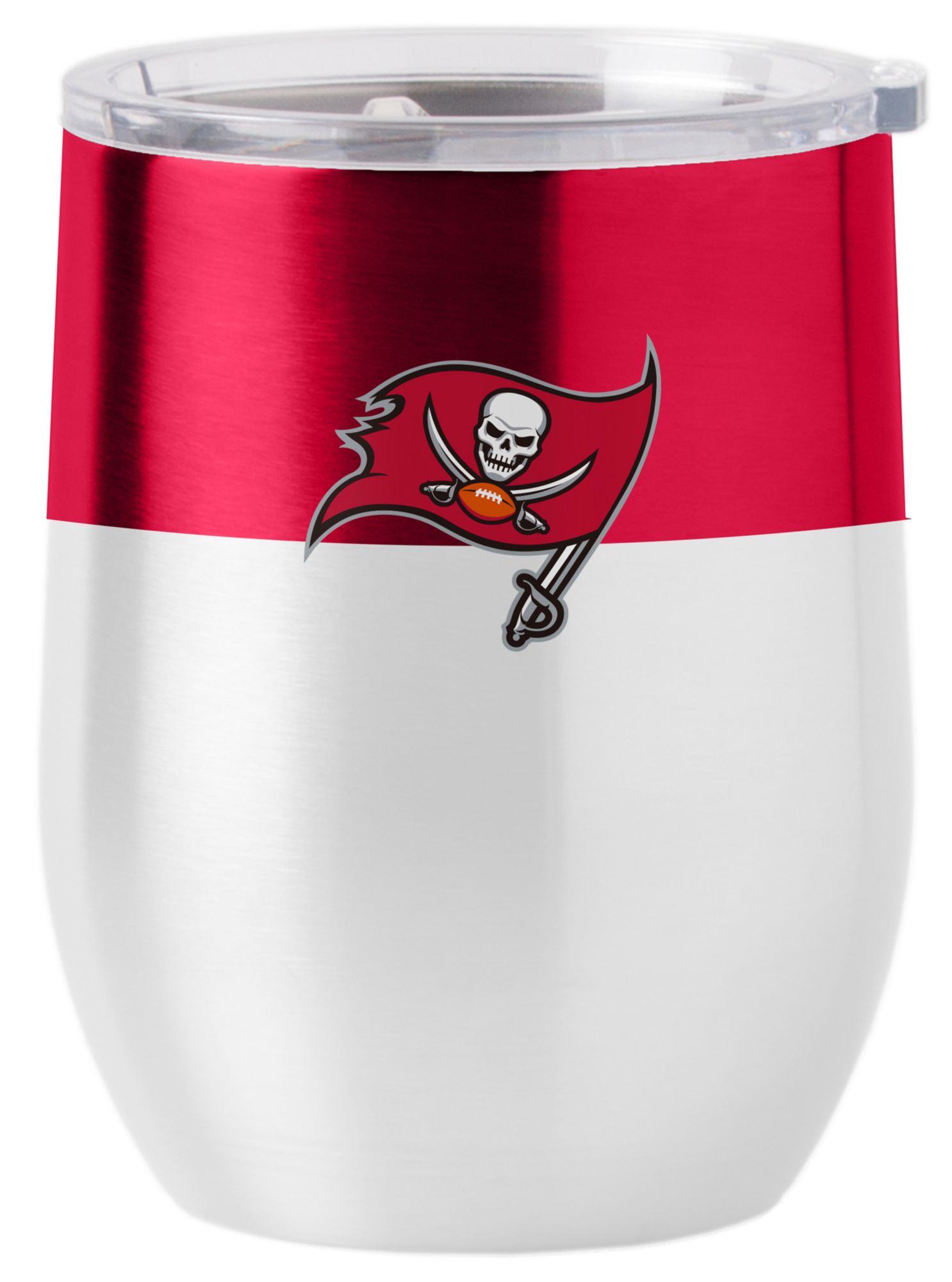 Logo Brands Tampa Bay Buccaneers 16 oz. Stainless Steel Colorblock Tumbler