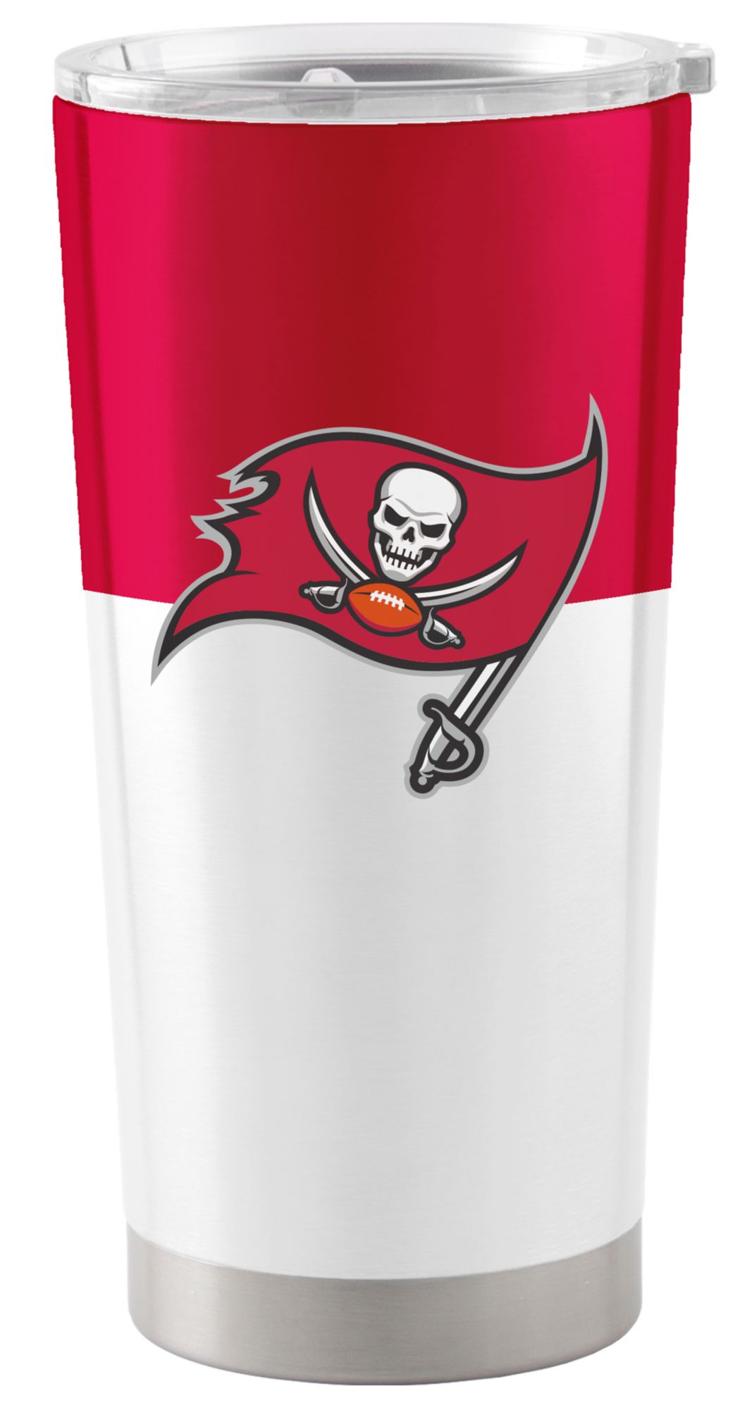 Logo Brands Tampa Bay Buccaneers 20 oz. Stainless Steel Colorblock Tumbler
