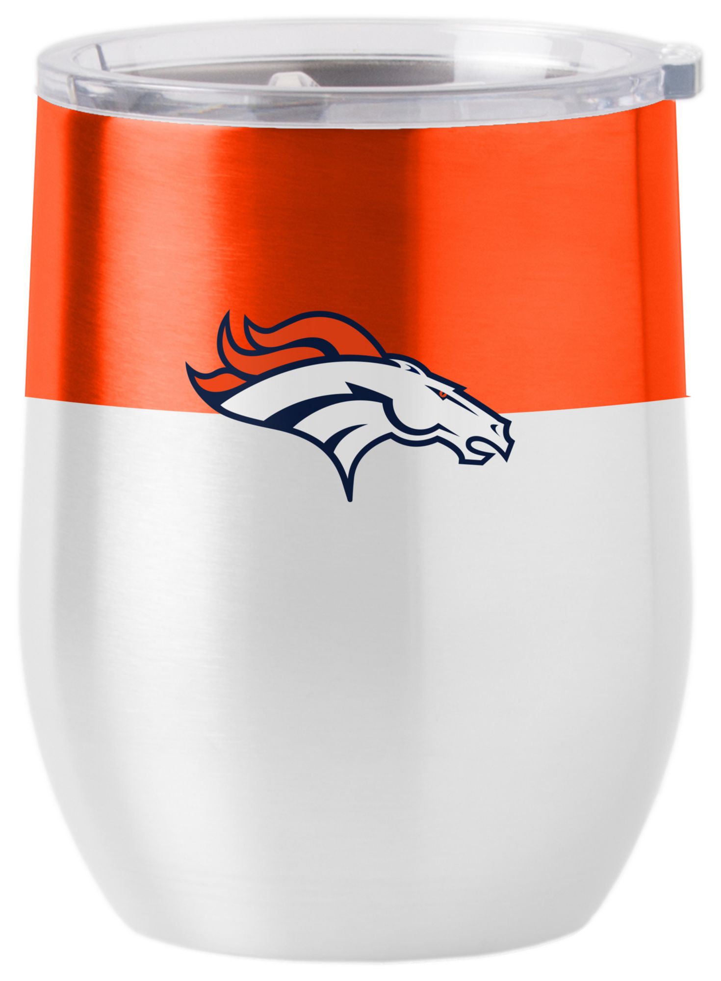 Logo Brands Denver Broncos 16 oz. Stainless Steel Colorblock Tumbler
